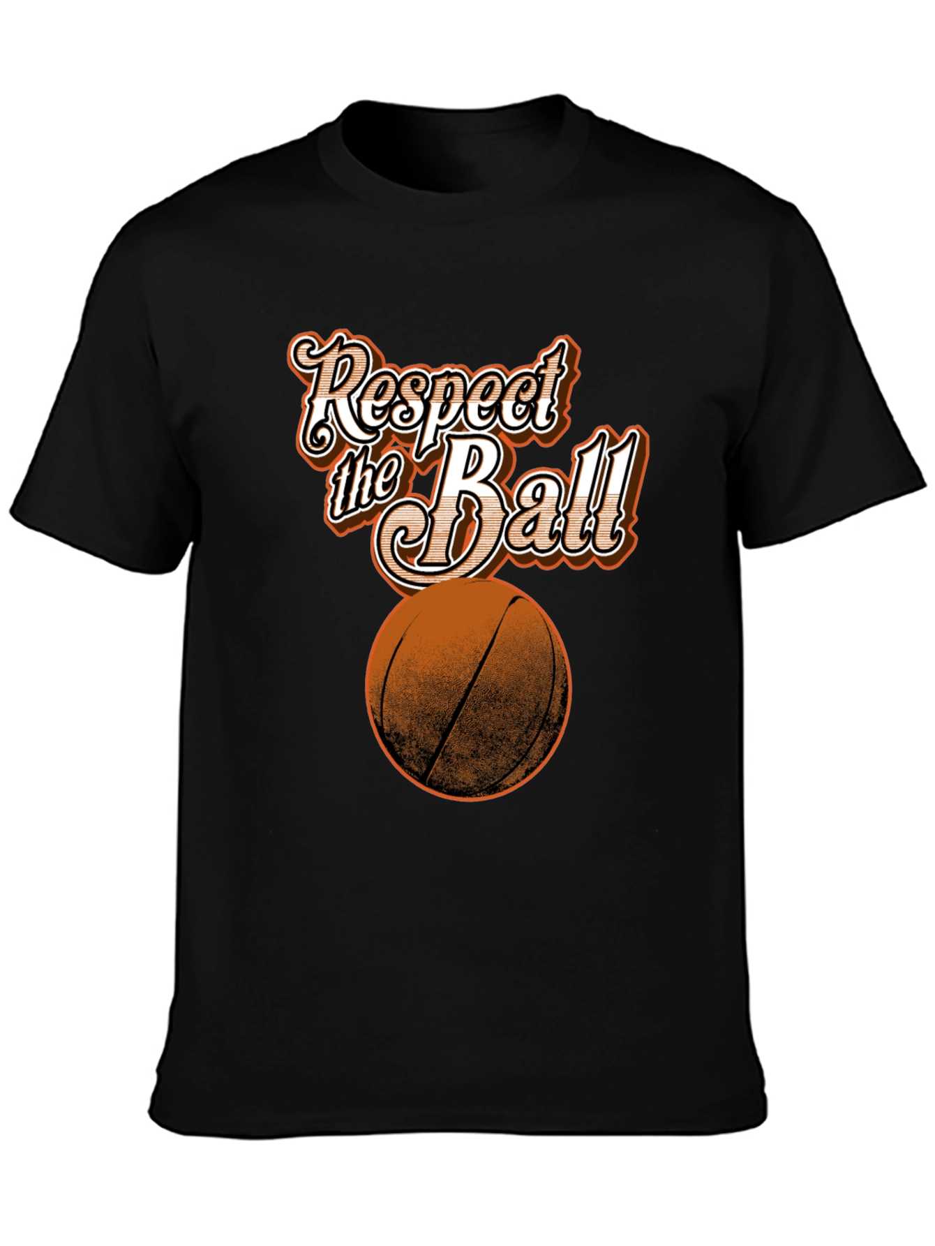 Black Respect the Ball Graphic T-Shirt view 3