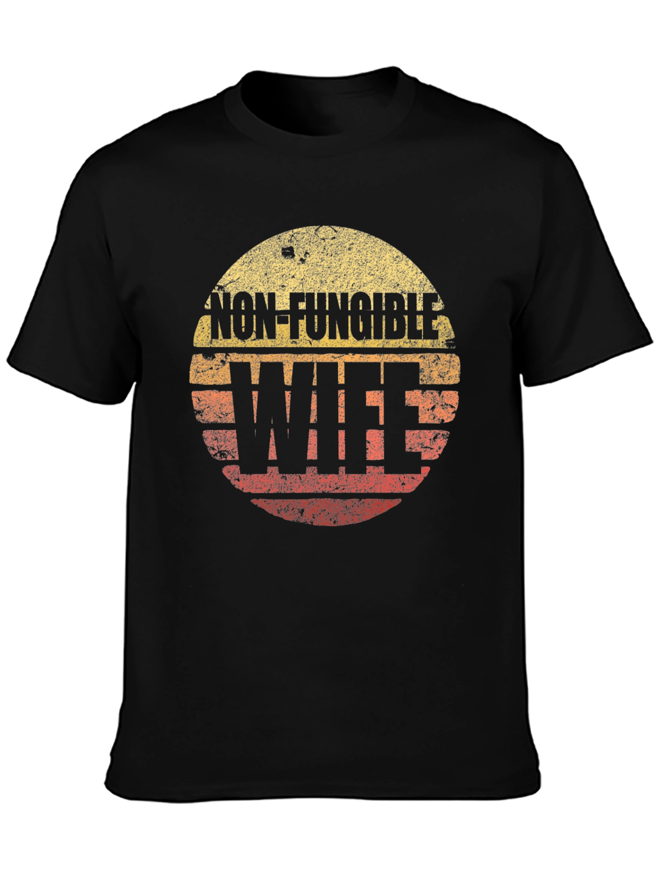 Black Non-Fungible Wife Black T-Shirt view 3