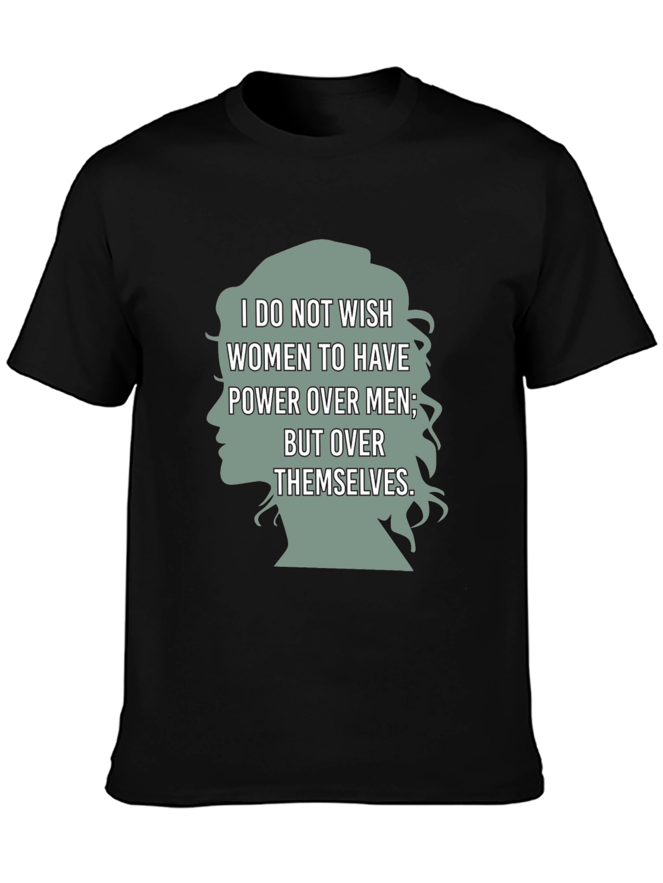 Black Empowering Women's Rights T-Shirt view 3
