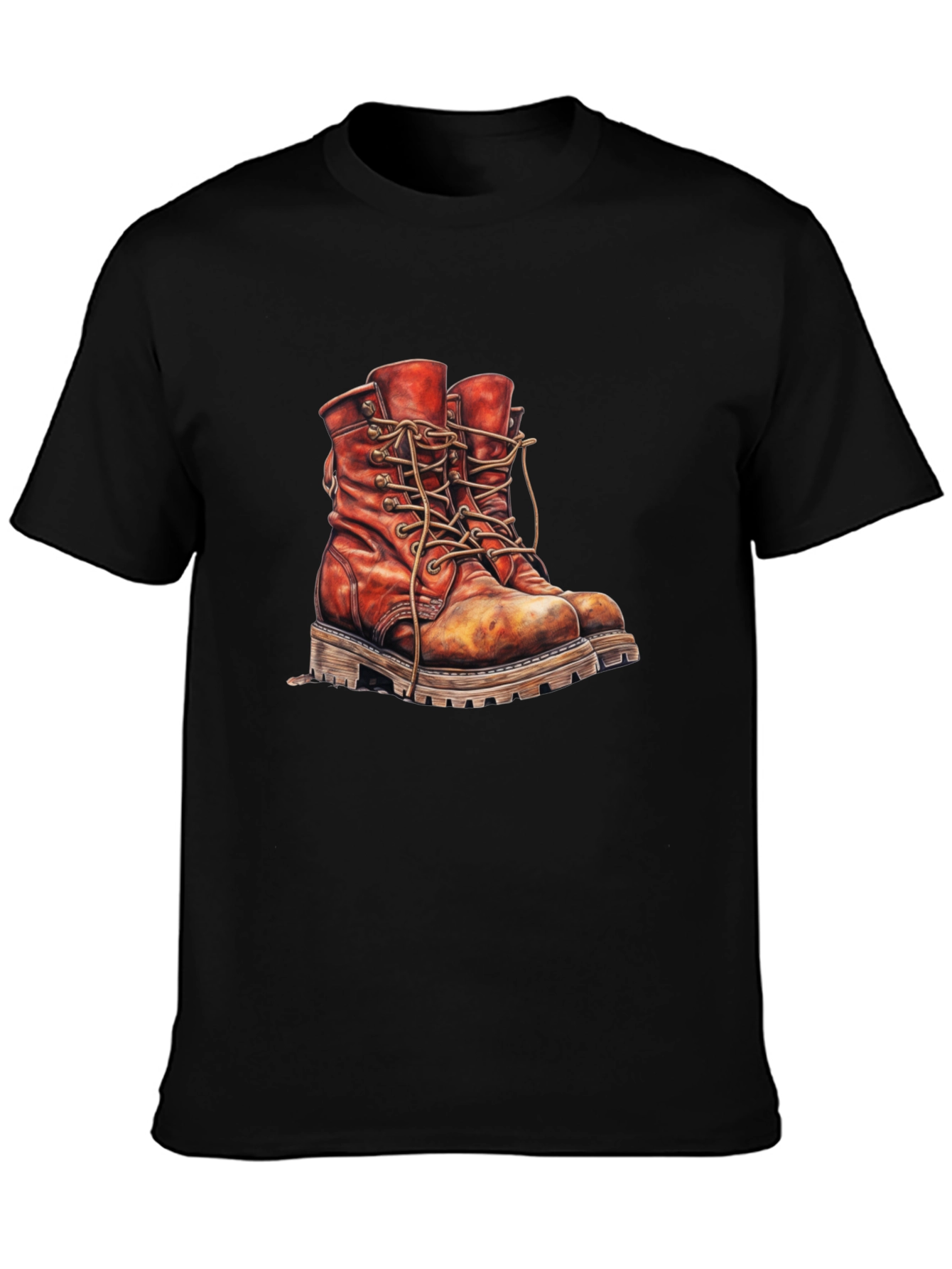 Vintage Work Boots Graphic T-Shirt - 3