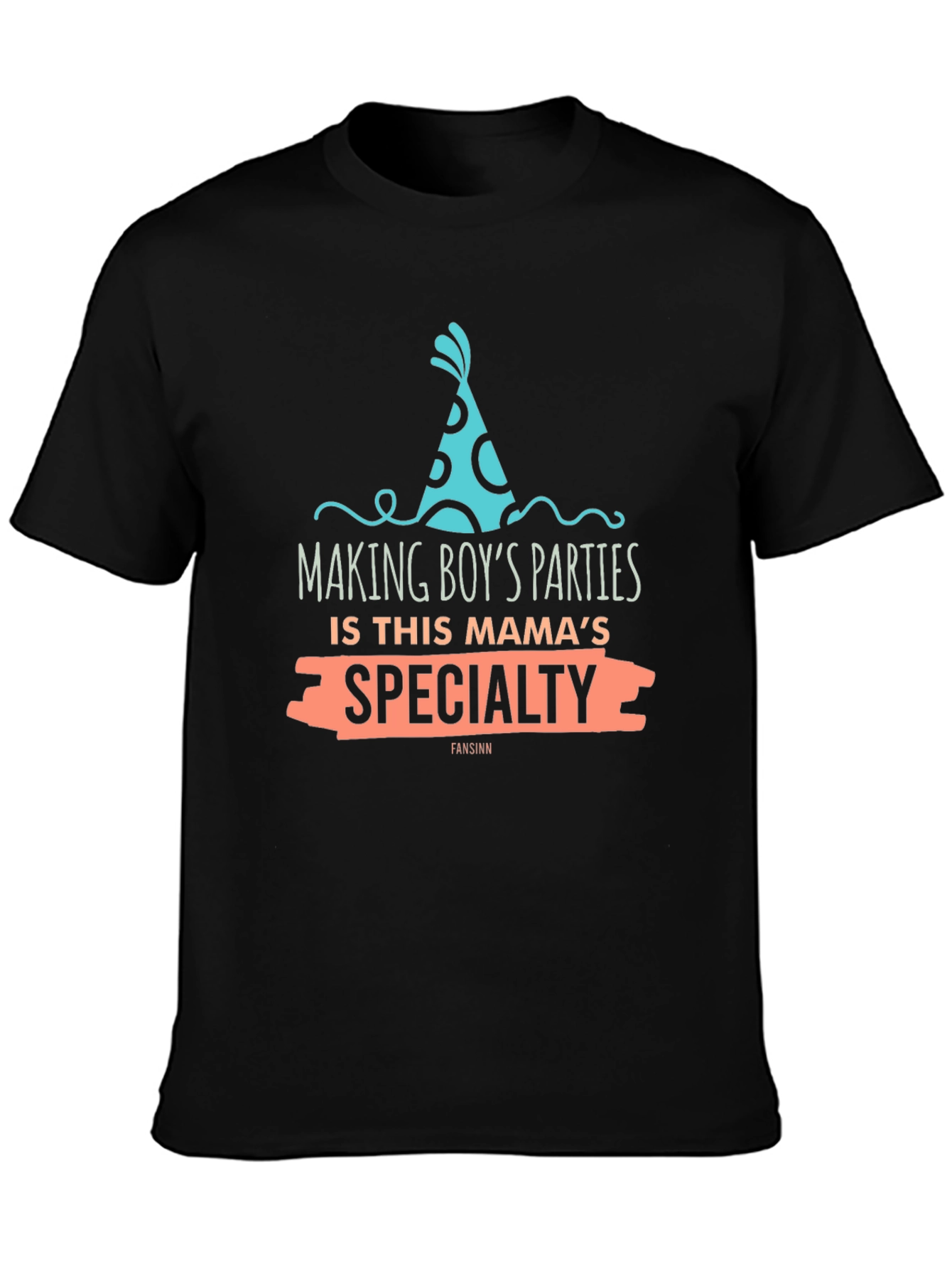 Black Mama's Specialty Birthday T-Shirt - Black Graphic Tee view 3