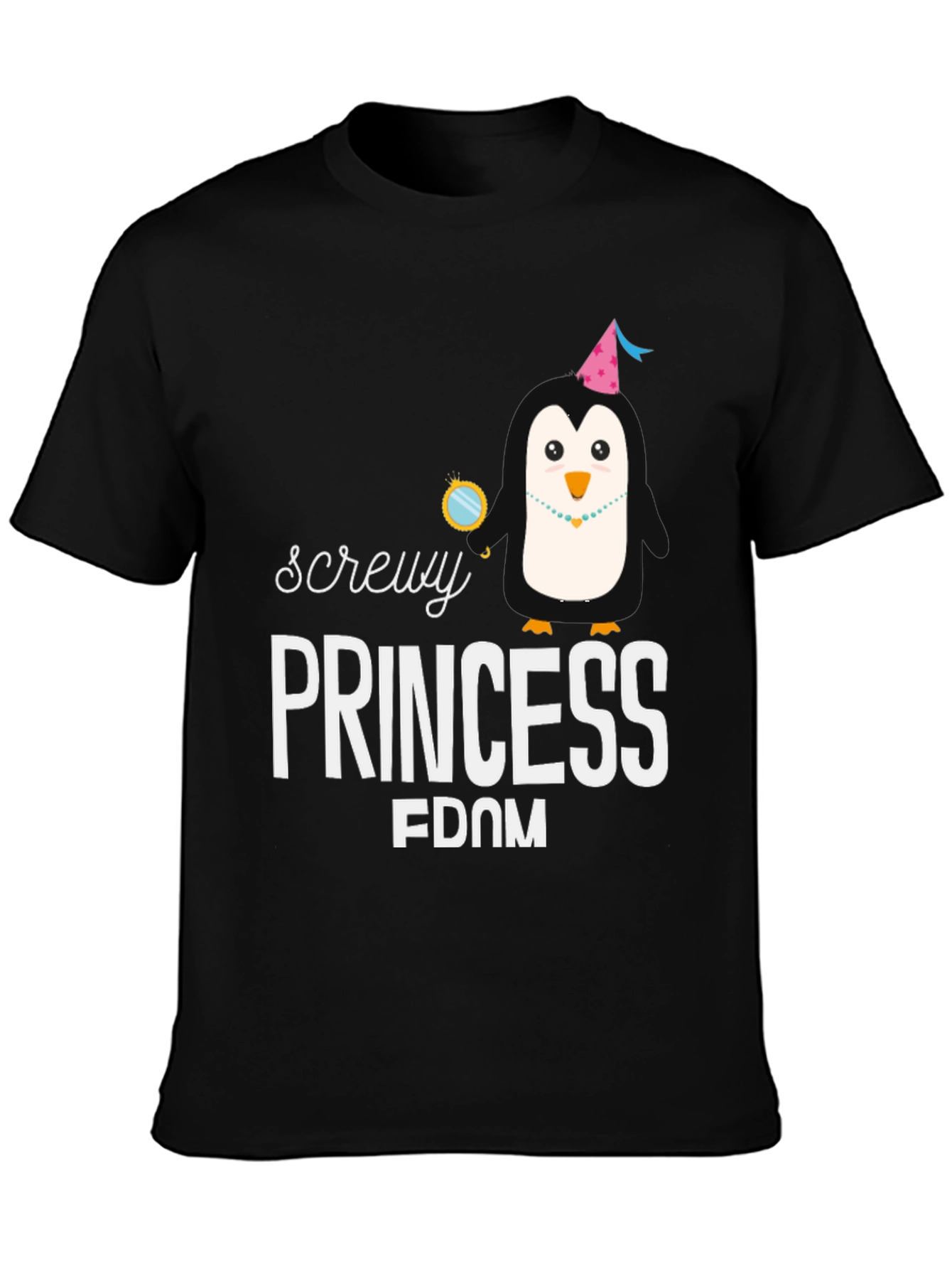 Black Screw Princess T-Shirt view 3