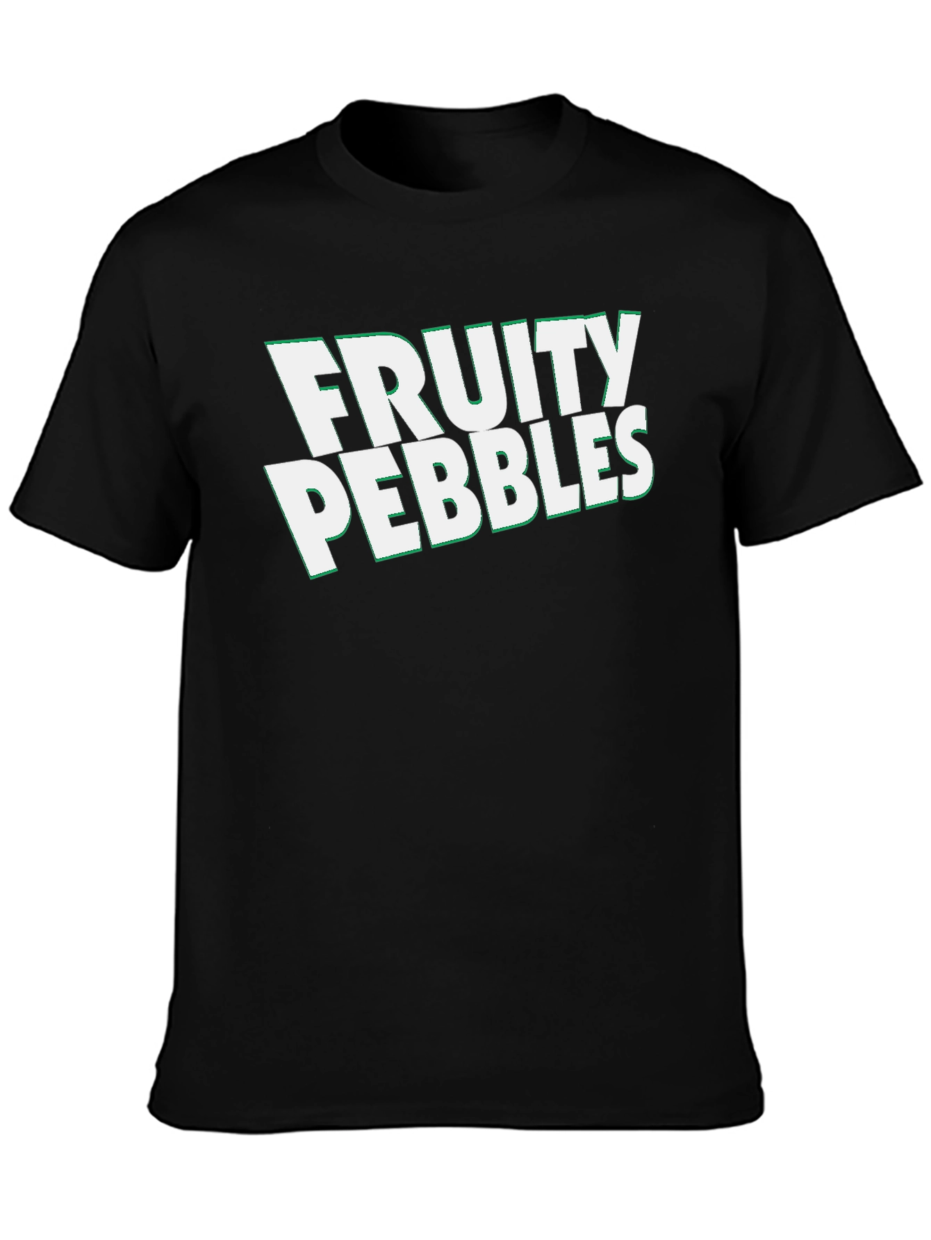 Black Fruity Pebbles Black Graphic Tee view 3