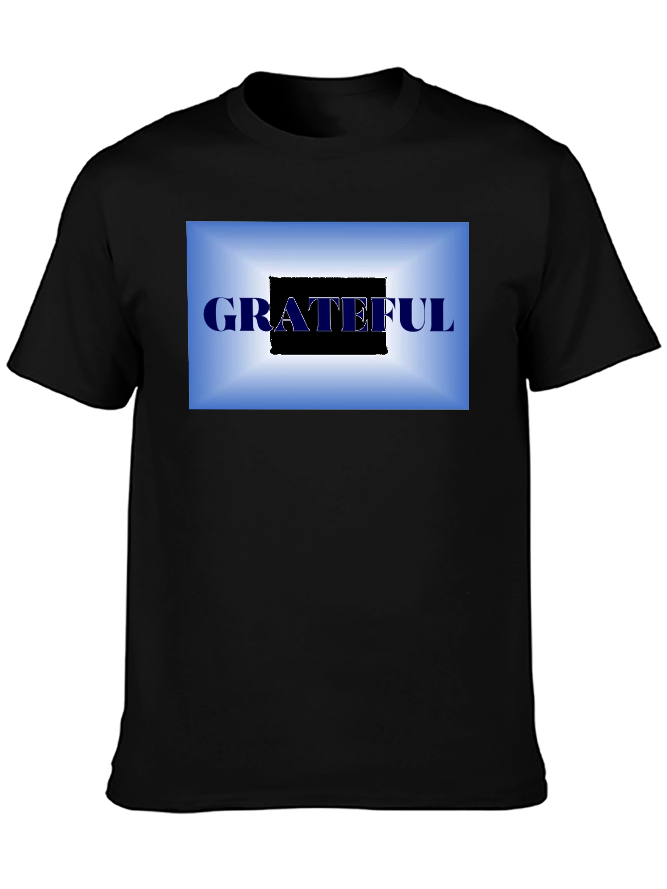 Black Grateful Graphic T-Shirt - Black view 3