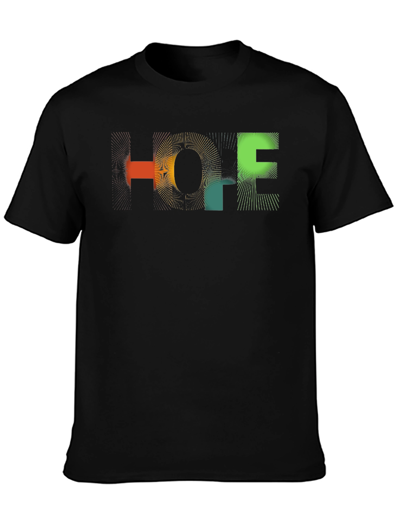Black HOPE Graphic Tee - Stylish Comfort view 3