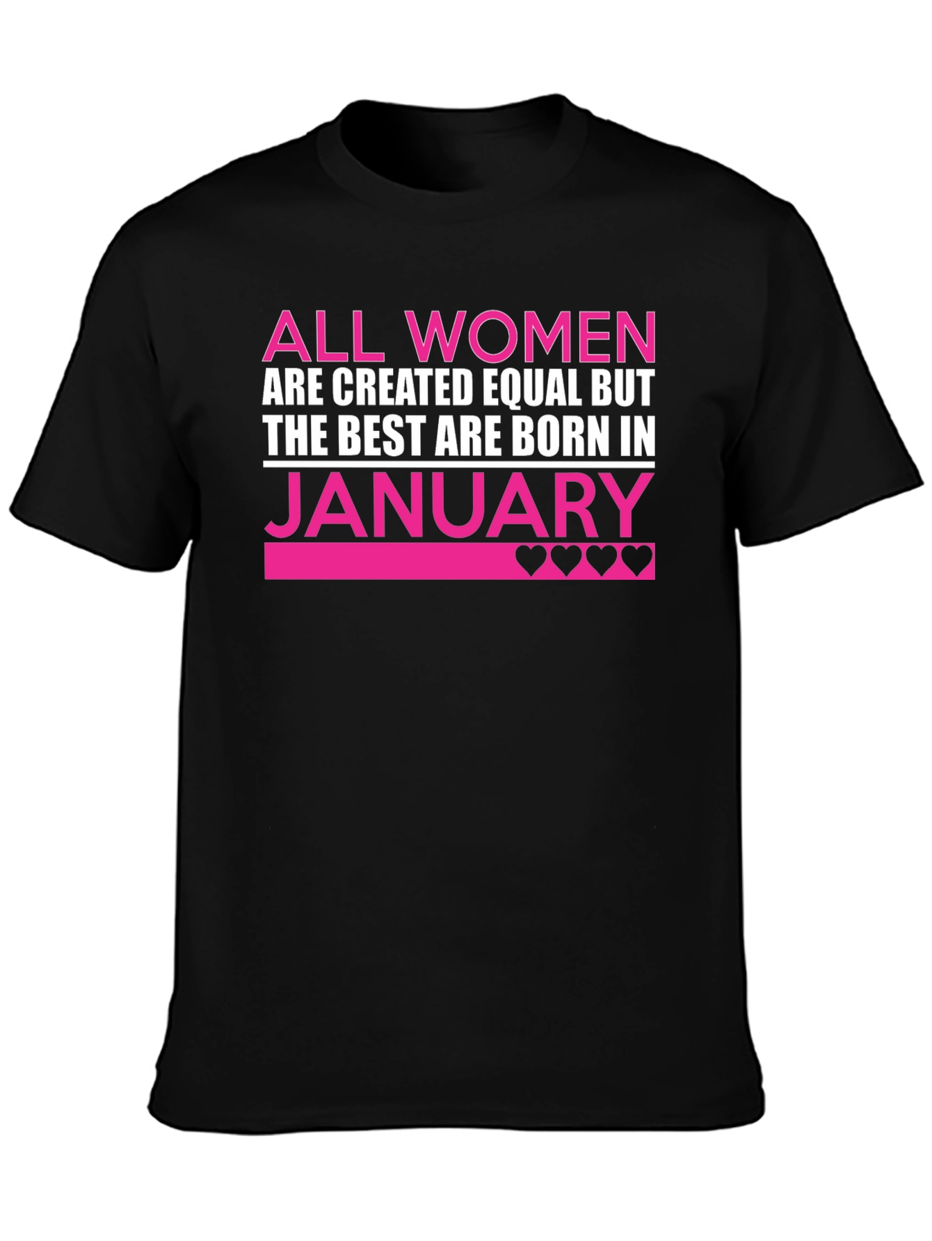 Women's January Birthday T-Shirt - 3