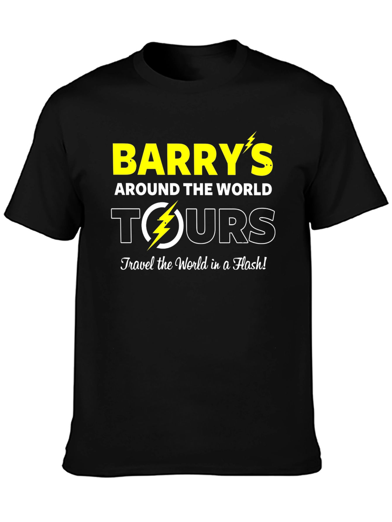 Black Barry's Around the World Tours Graphic Tee view 3