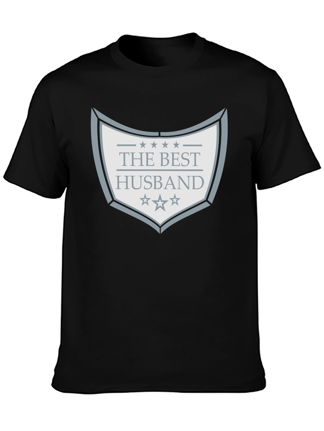 Black Best Husband Graphic T-Shirt - Black view 3