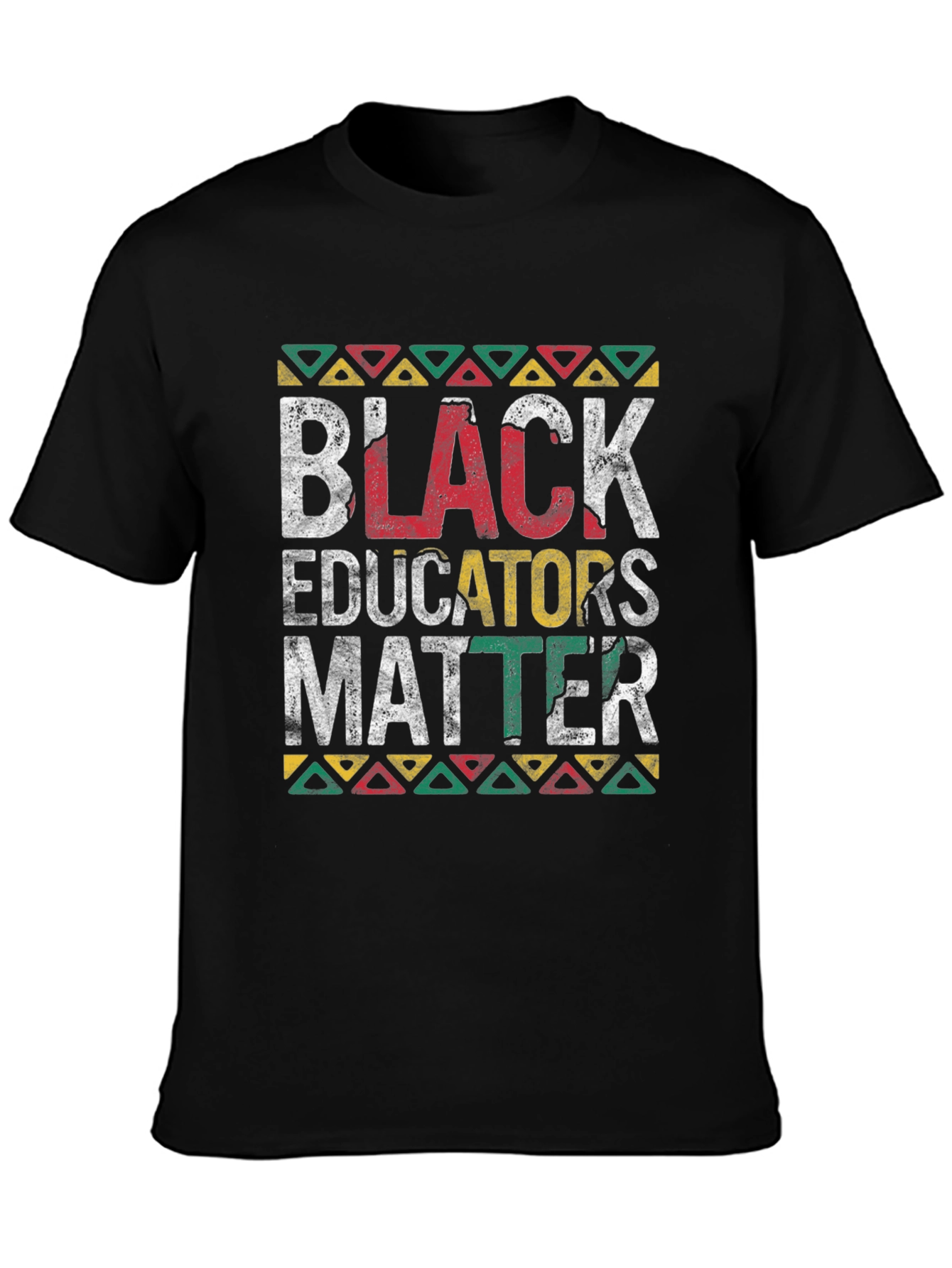 Black Black Educators Matter Graphic T-Shirt view 3