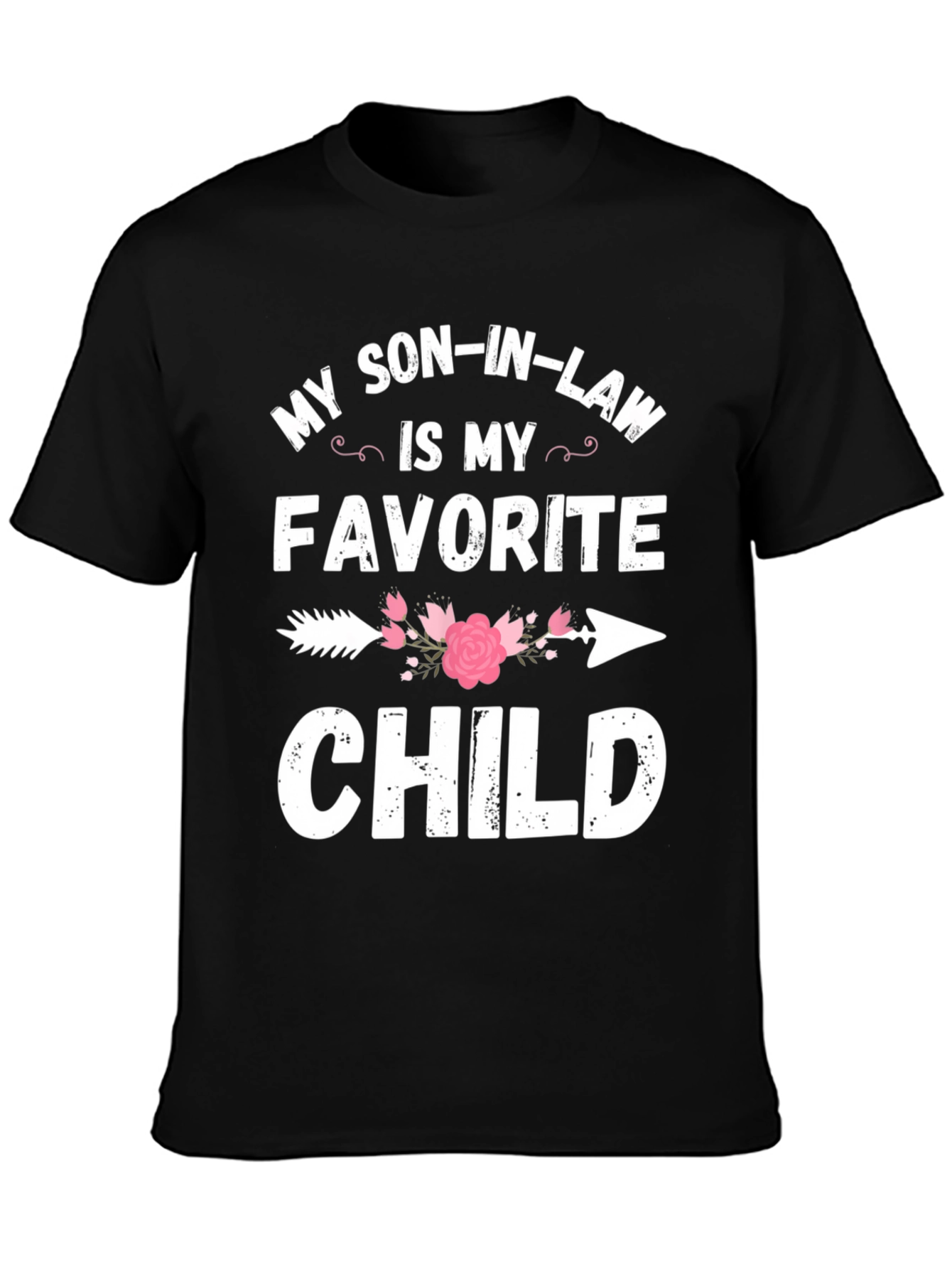 Black My Son-In-Law Is My Favorite Child T-Shirt view 3