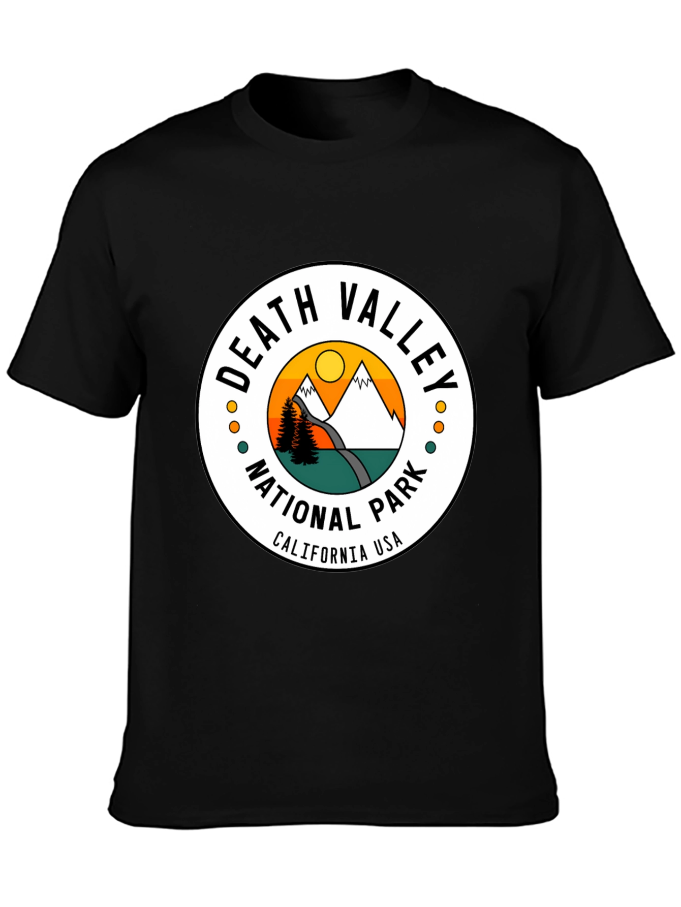 Black Death Valley National Park Graphic Tee view 3