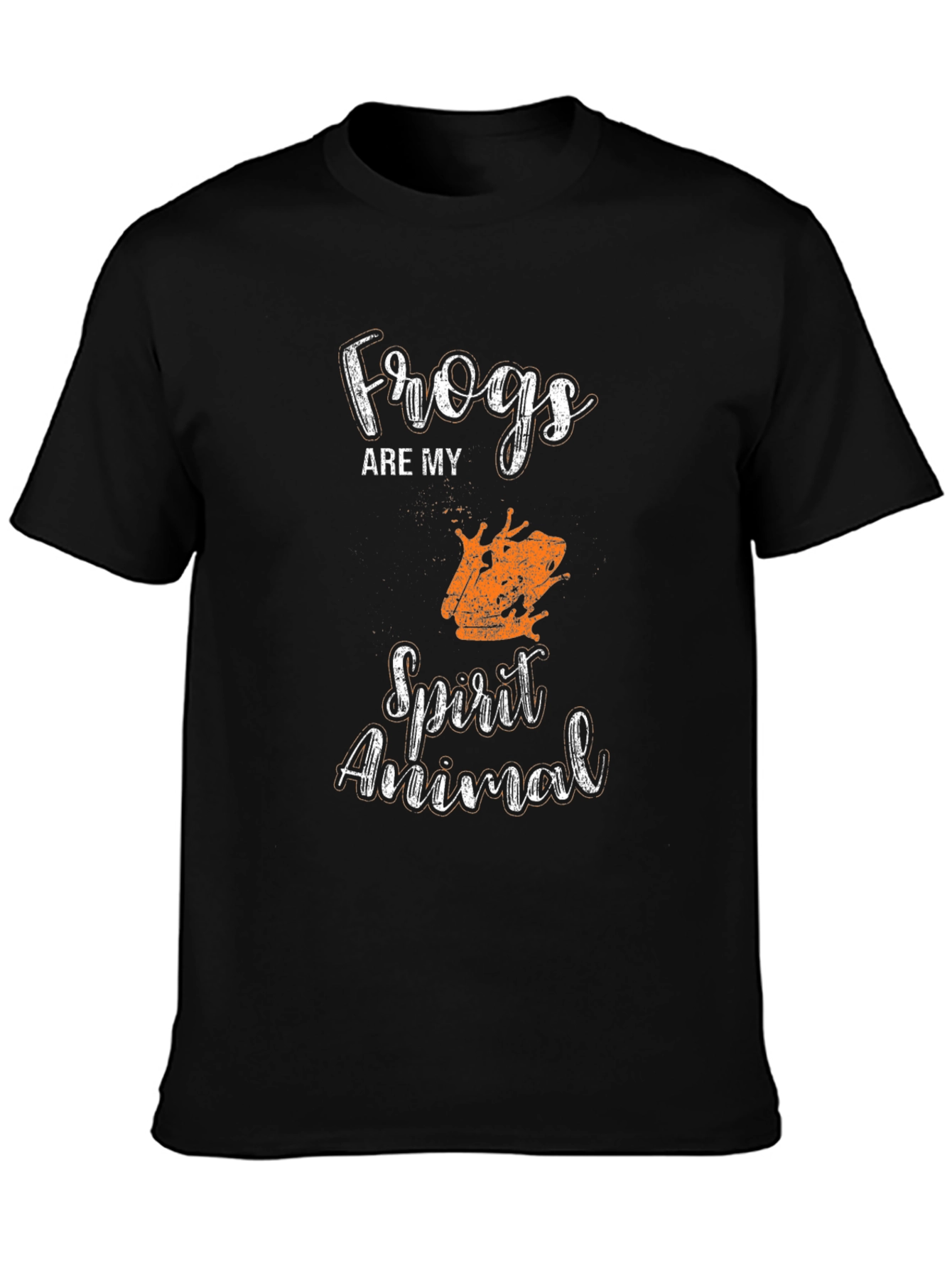 Black Frogs Are My Spirit Animal T-Shirt view 3
