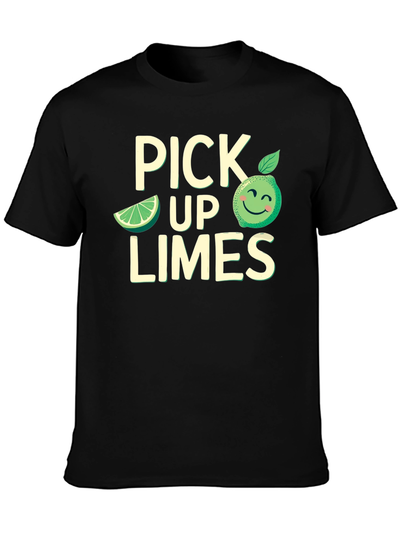 Black Pick Up Limes Graphic Tee view 3