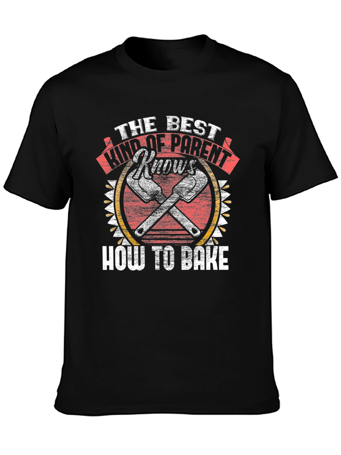 Black The Best Kind of Parent Knows How to Bake T-Shirt view 3