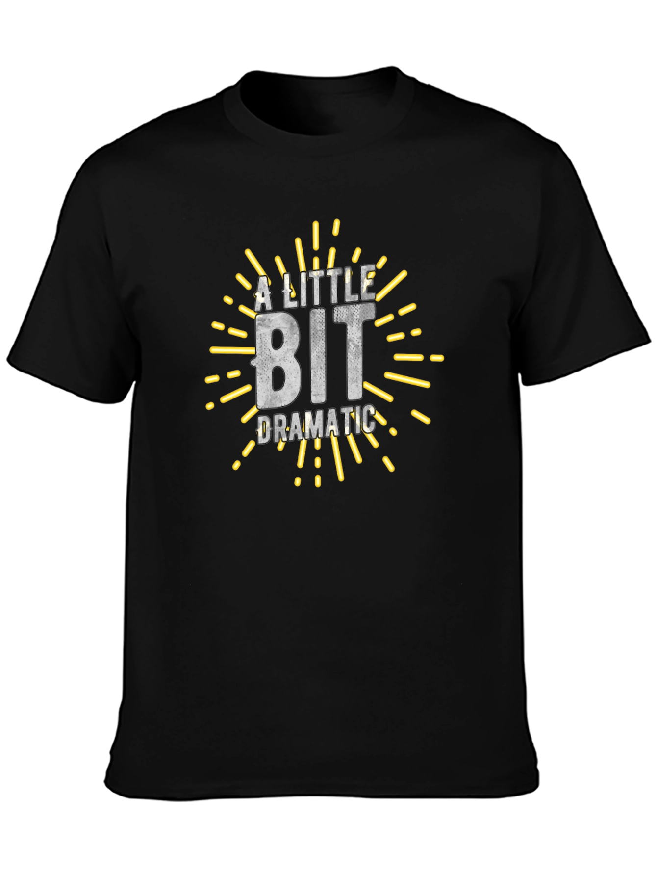 A Little Bit Dramatic Graphic Tee - Black - 3