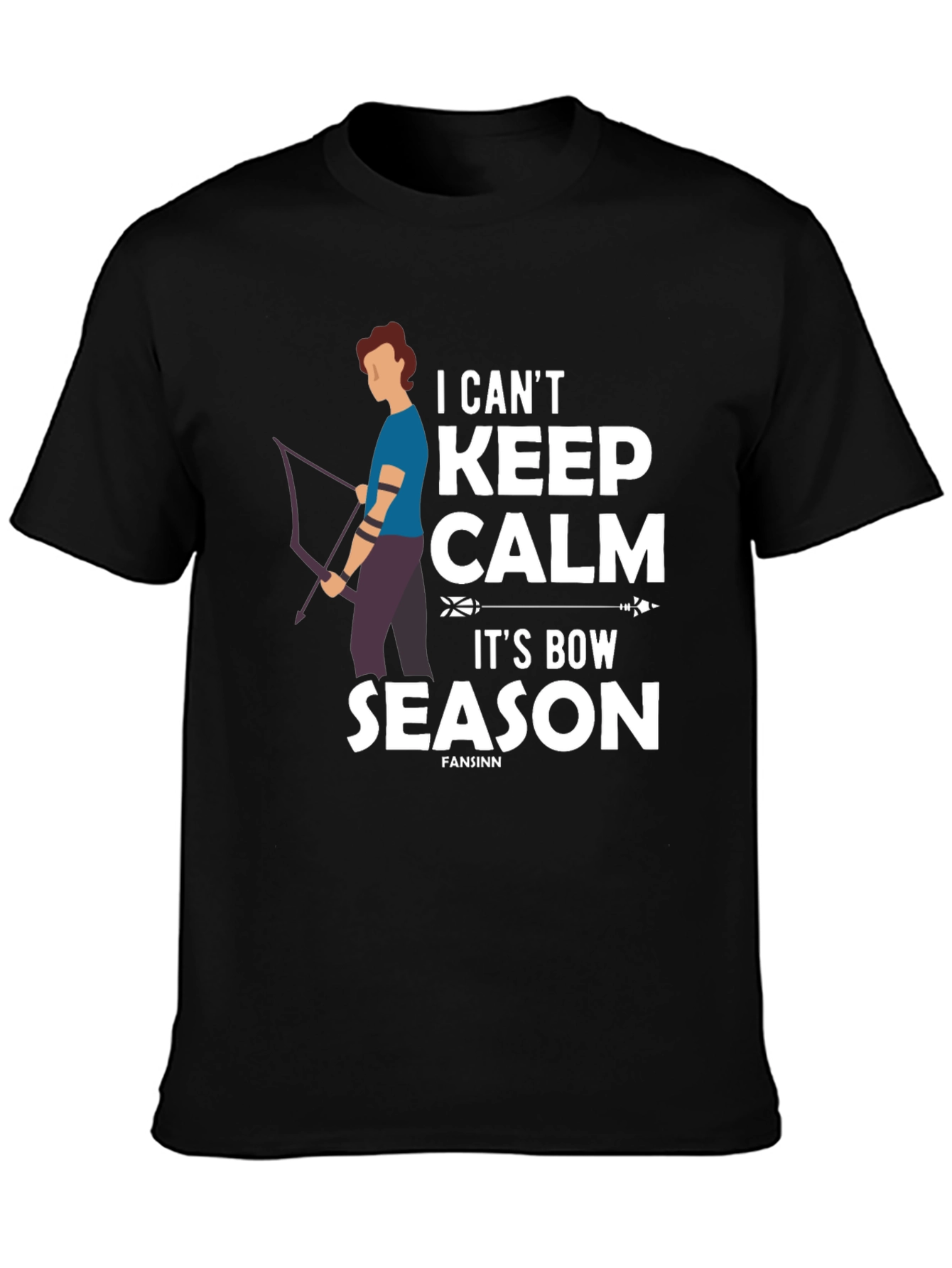 Black Bow Season T-Shirt: I Can't Keep Calm! view 3