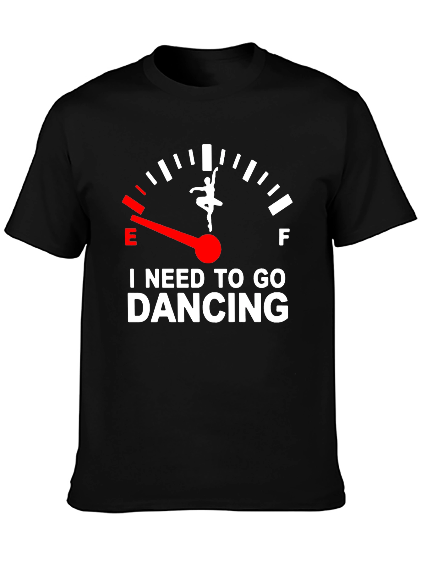 Black I Need To Go Dancing T-Shirt view 3