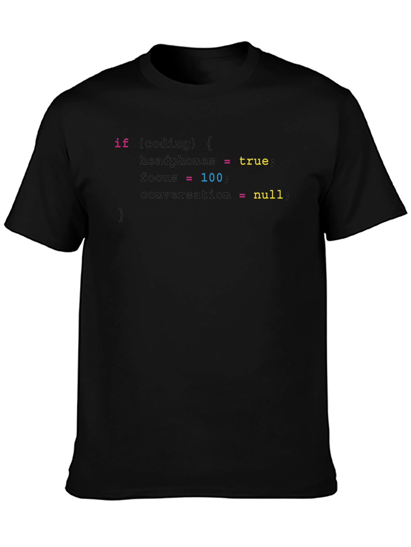 Black Coding Humor T-Shirt - Programmer Gift view 3
