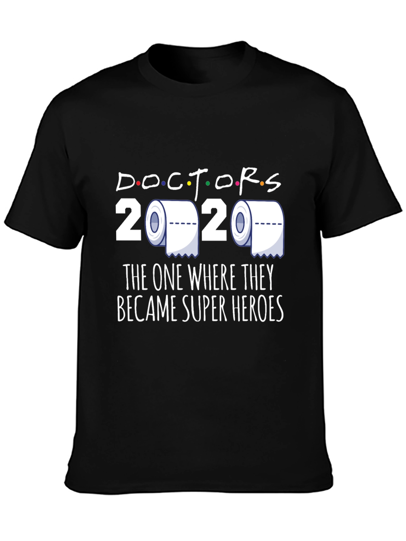 Black Doctors 2020 Superheroes T-Shirt view 3
