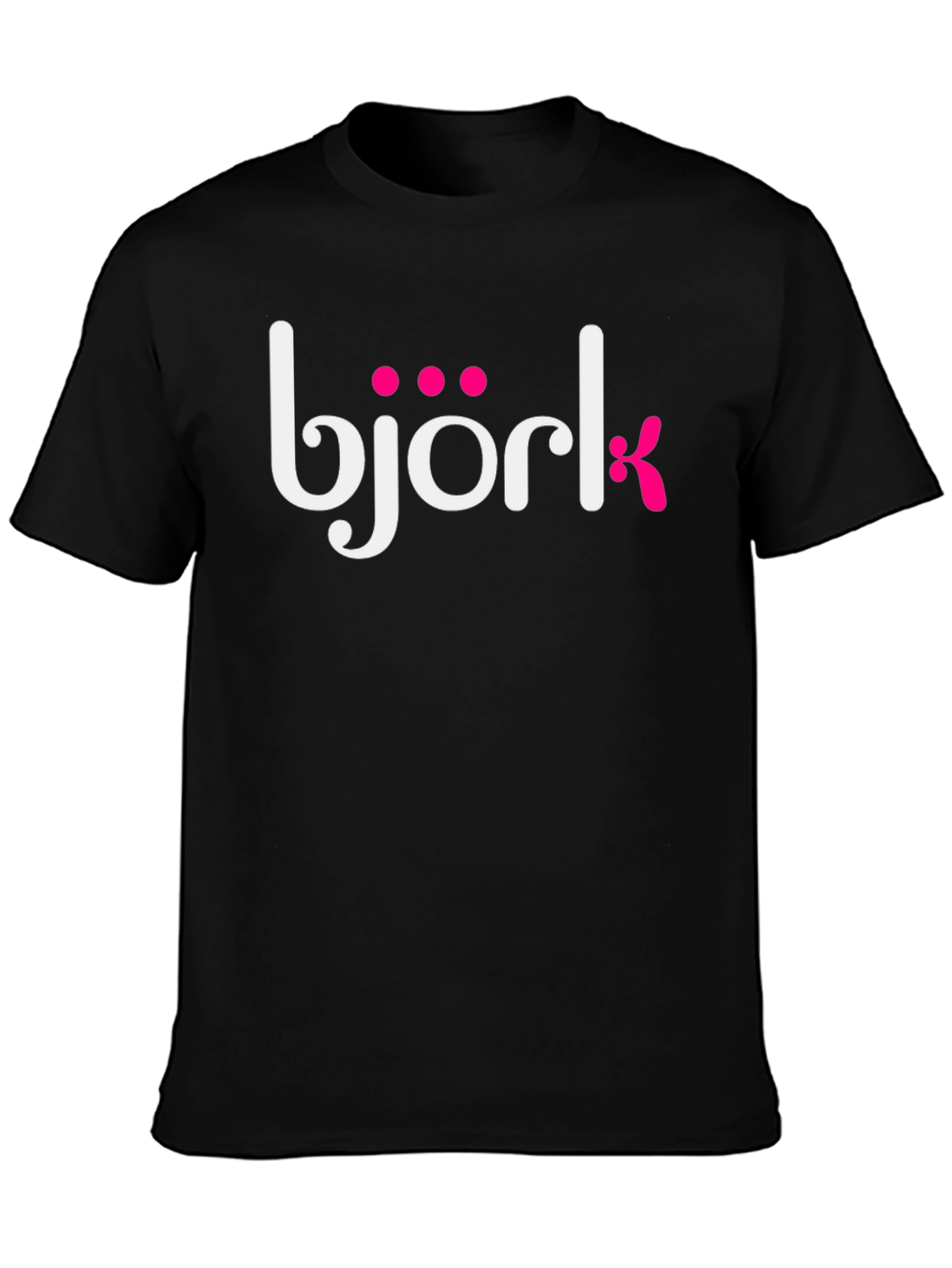 Black Bjork T-Shirt - Black Graphic Tee view 3