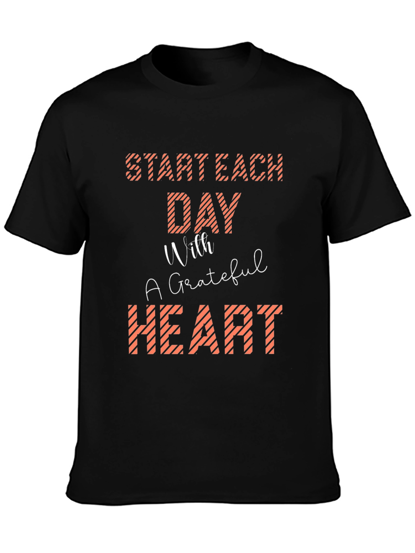 Grateful Heart Graphic Tee - Black - 3