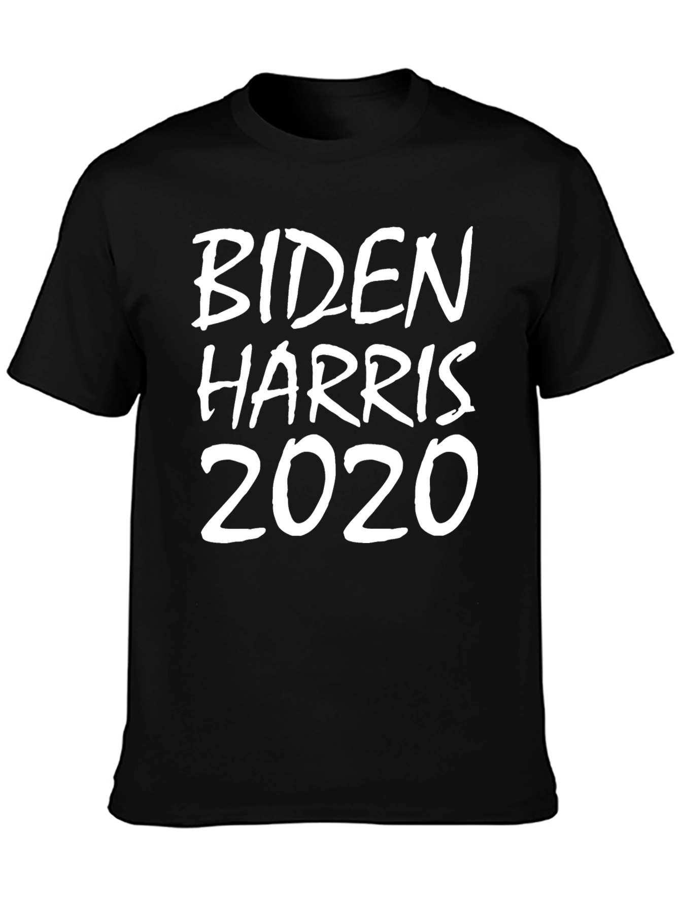 Black Biden Harris 2020 Graphic T-Shirt view 3
