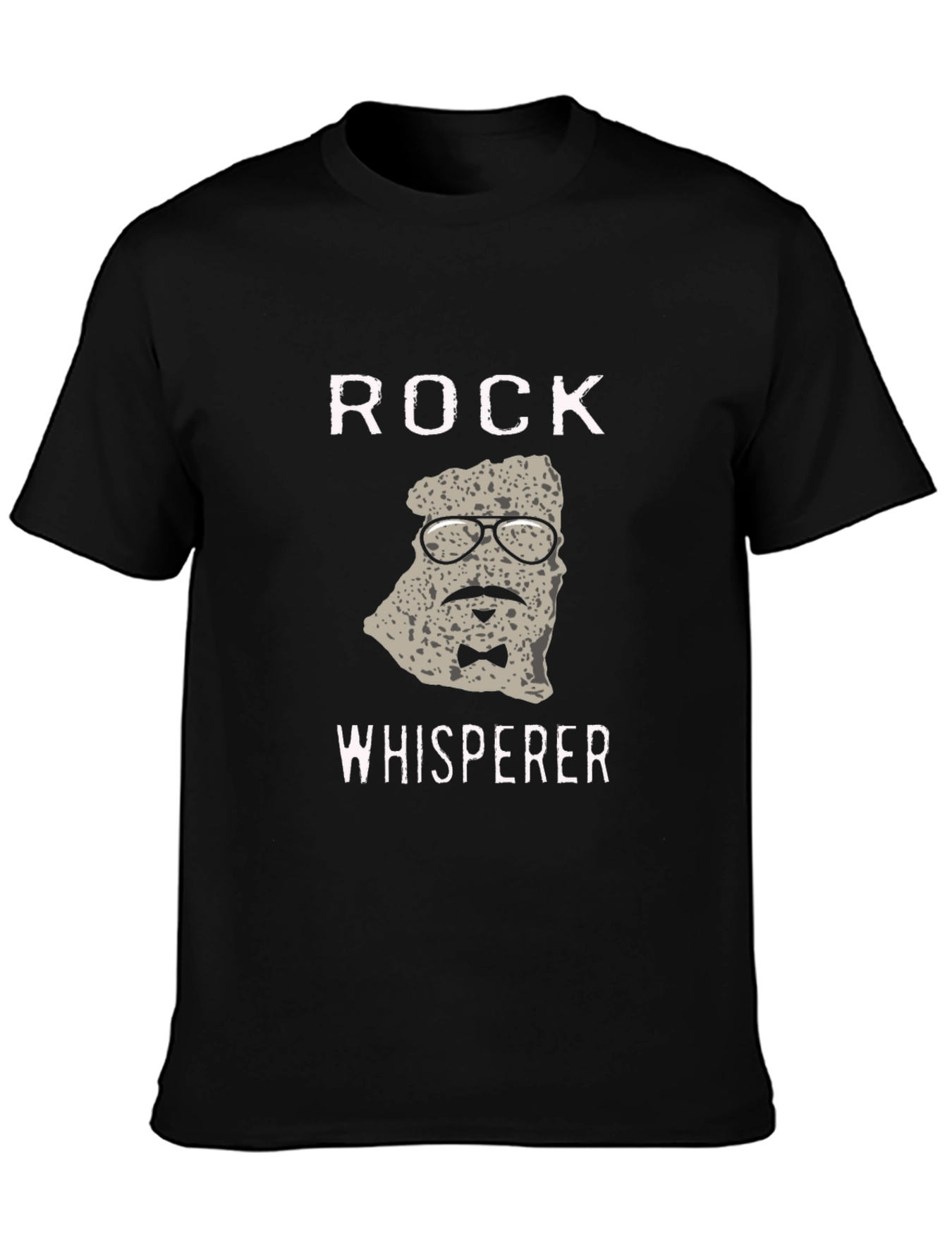 Black Rock Whisperer T-Shirt Funny Geology Shirt view 3