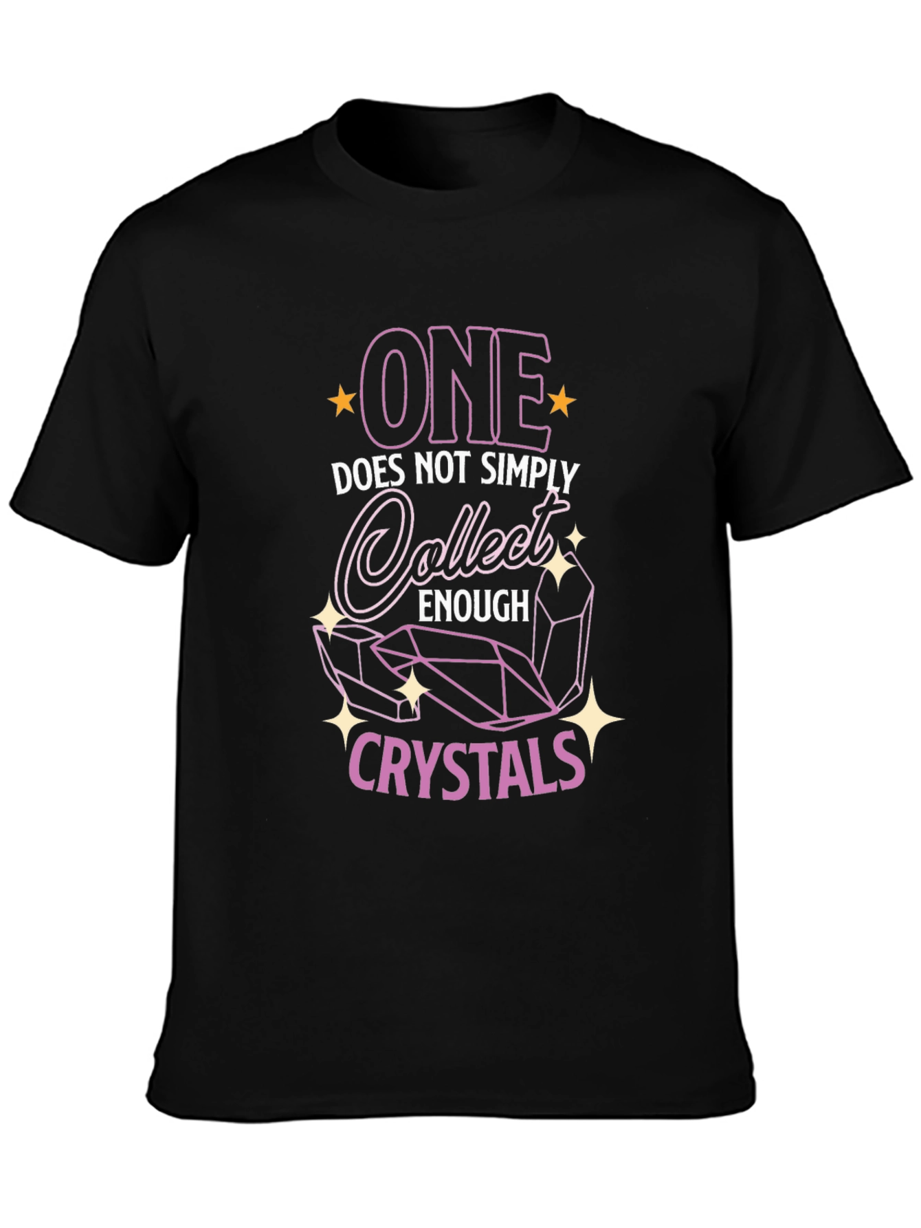 Black Crystal Collector T-Shirt: One is Never Enough! view 3
