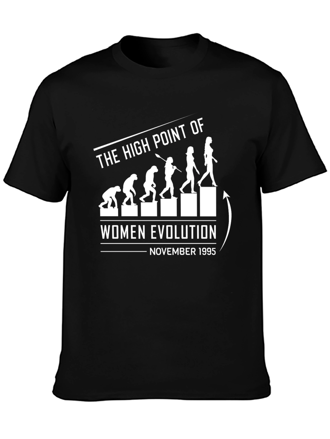 Black Women Evolution T-Shirt November 1995 view 3