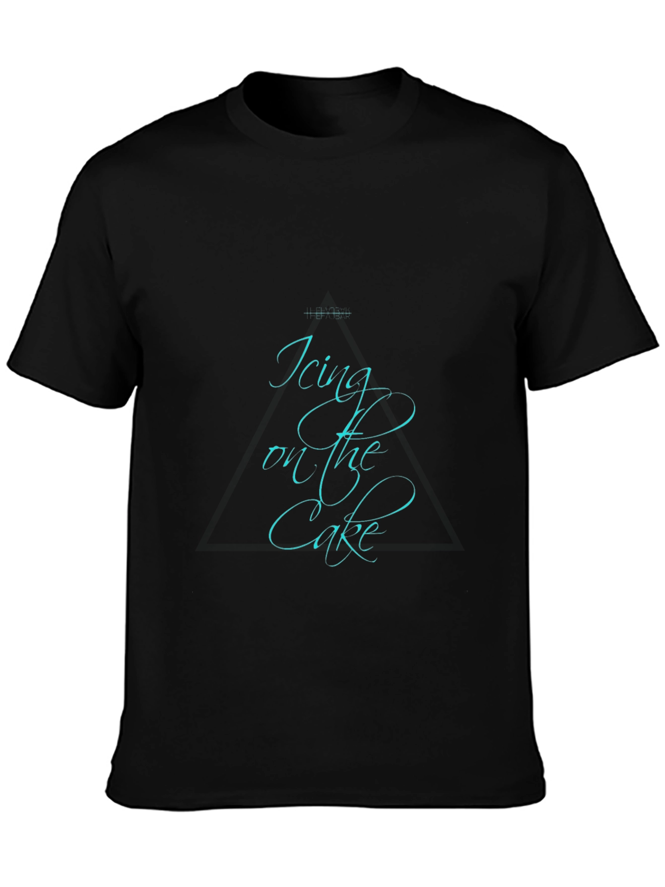 Black Icing on the Cake Graphic Black T-Shirt view 3