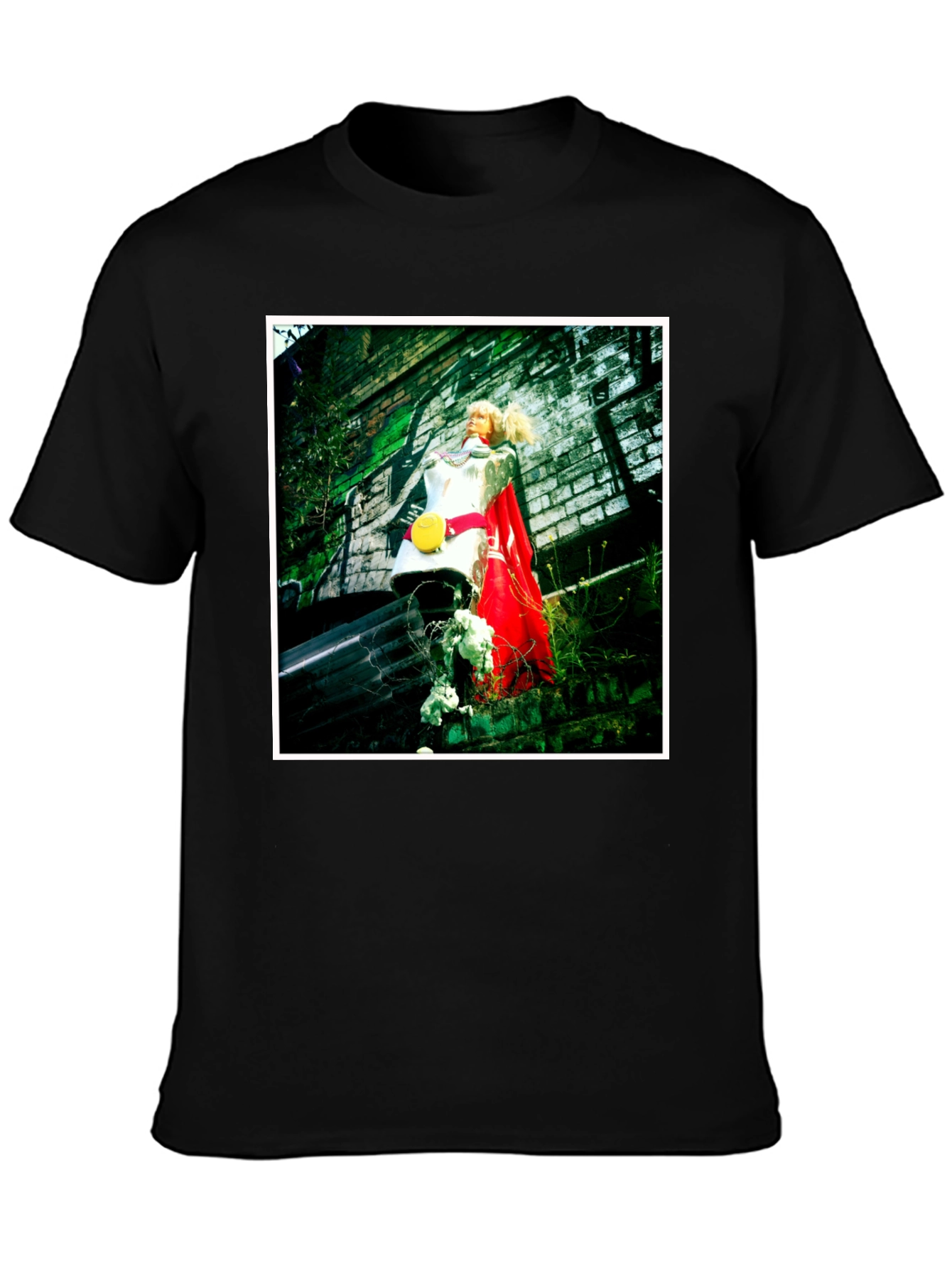 Black Urban Art Tee: Stylish Black T-Shirt with Unique Graphic view 3