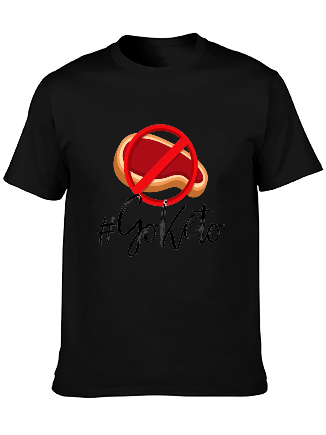 Go Keto T-Shirt - No Meat Diet Tee - 3