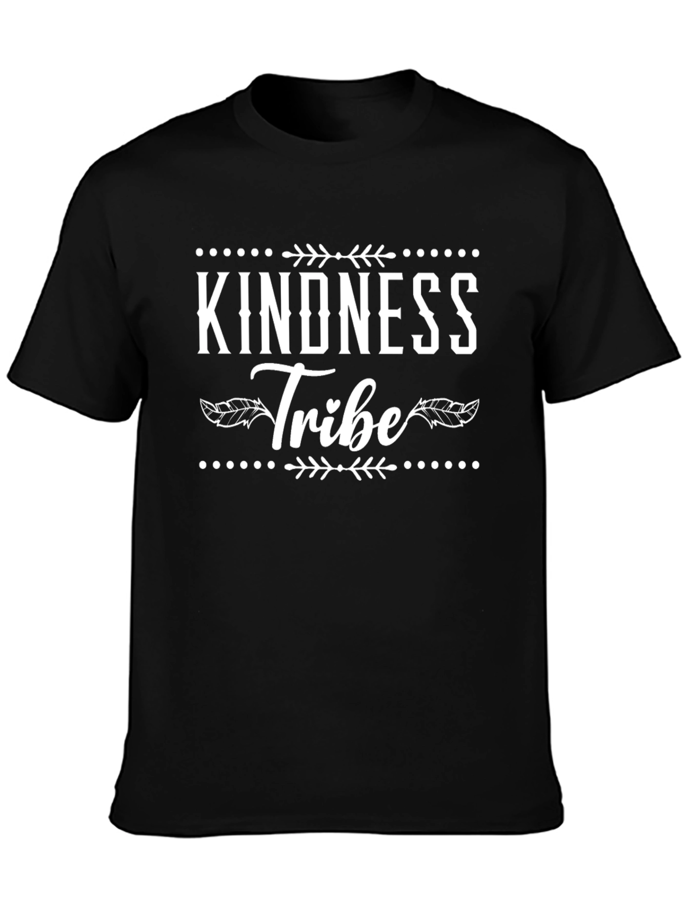 Black Kindness Tribe Graphic Tee view 3