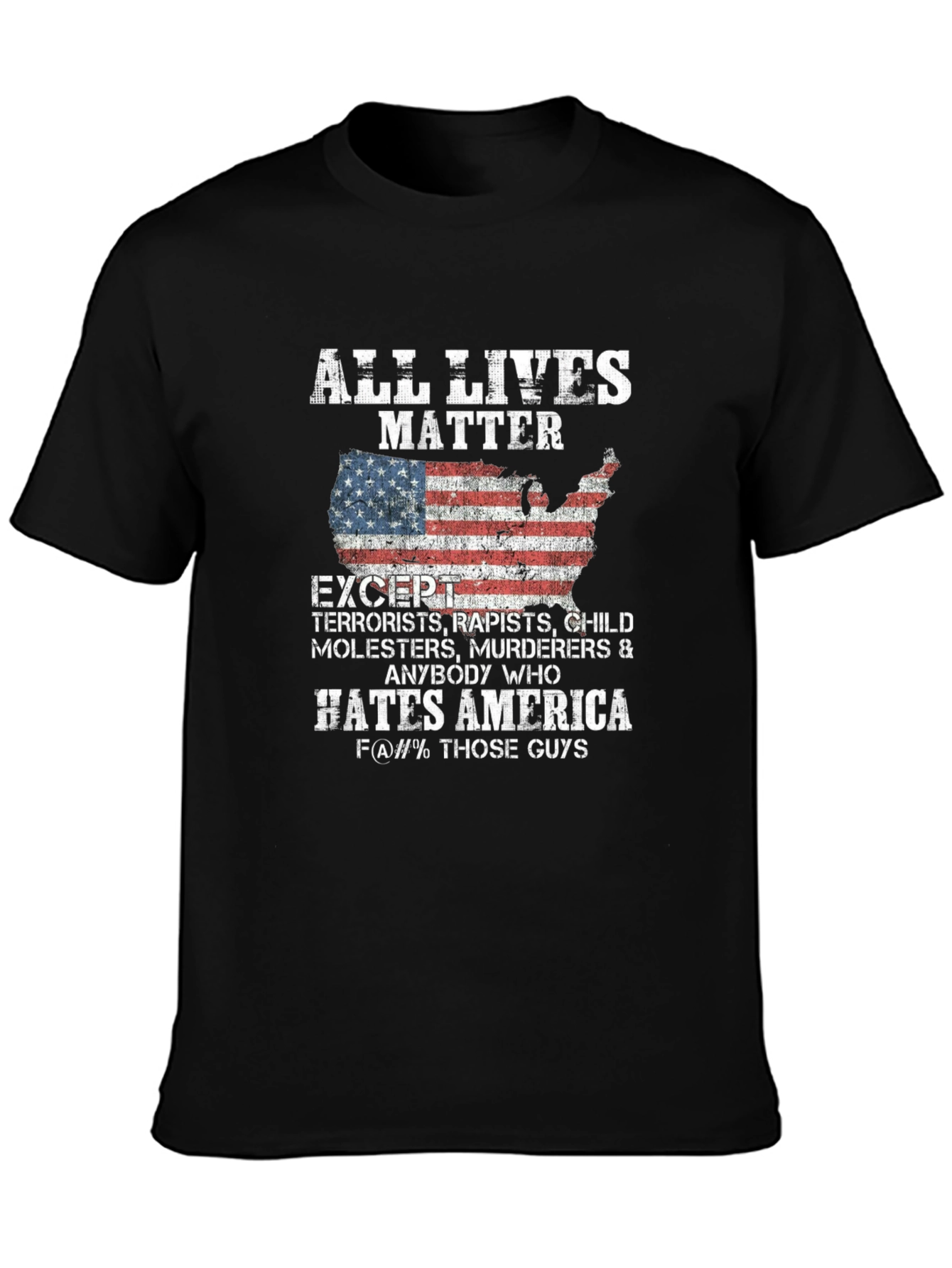 Black All Lives Matter Graphic T-Shirt view 3