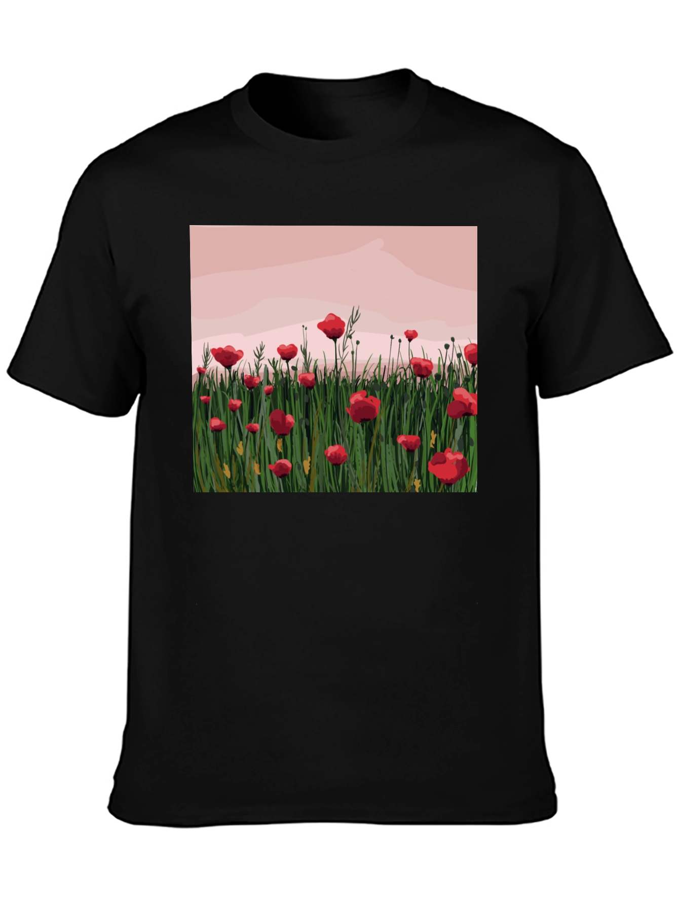 Poppy Field Graphic T-Shirt - 3