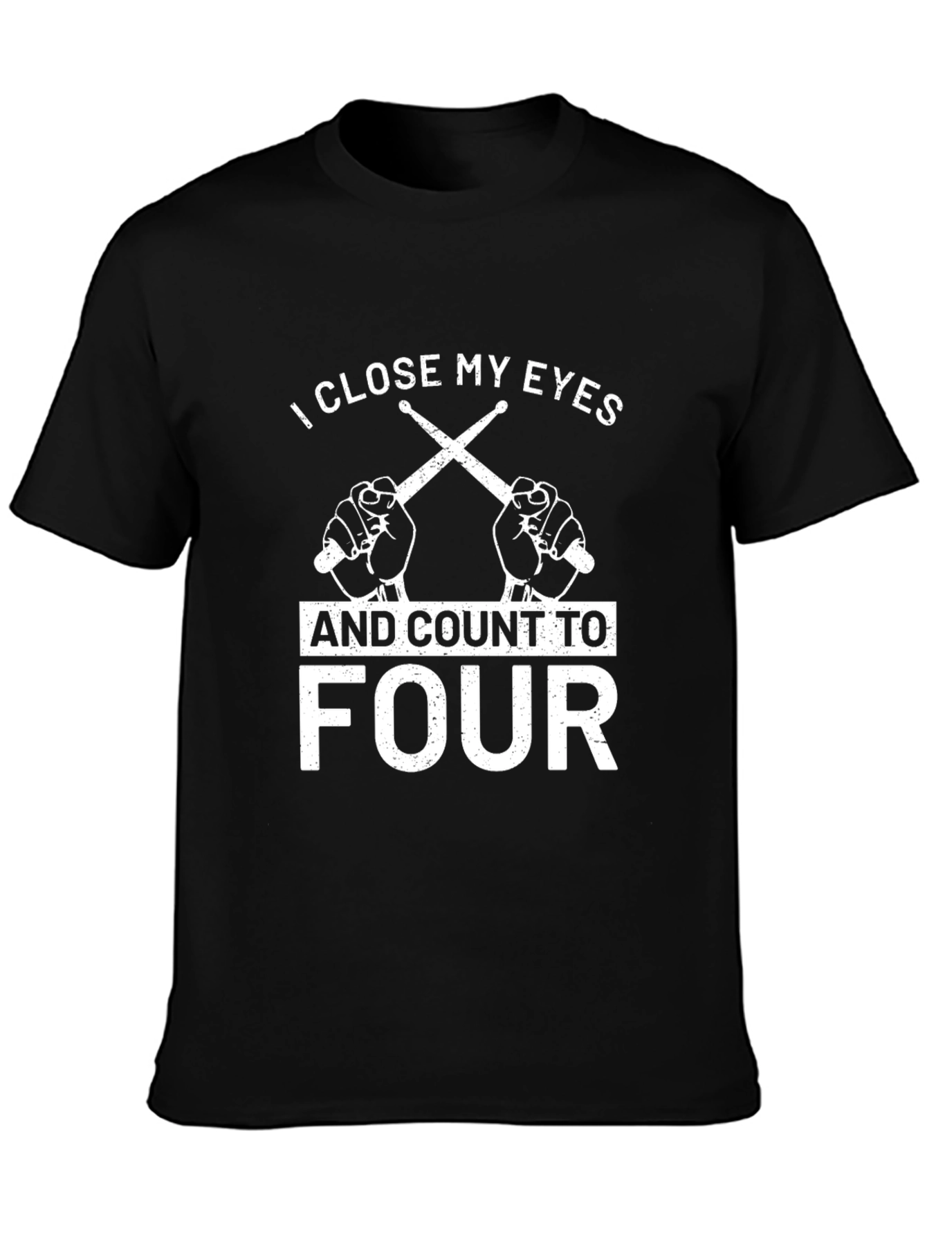 I Close My Eyes Drummer T-Shirt - 3