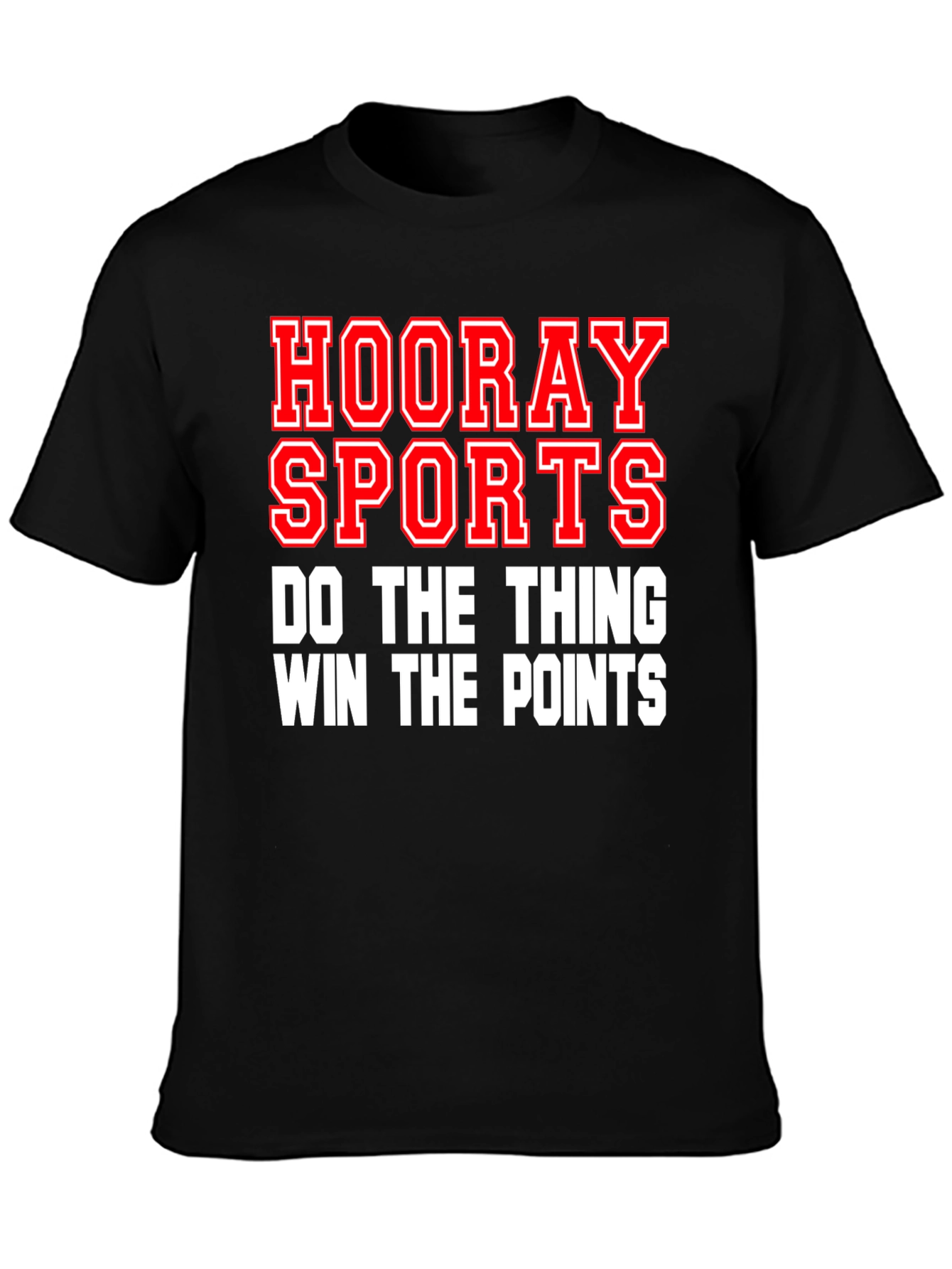 Black Hooray Sports Graphic T-Shirt view 3