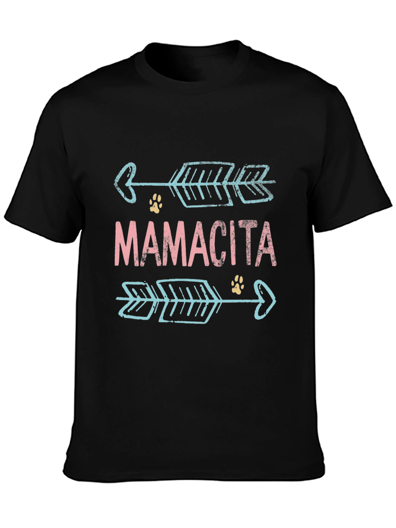 Black Mamacita Arrows Graphic T-Shirt view 3