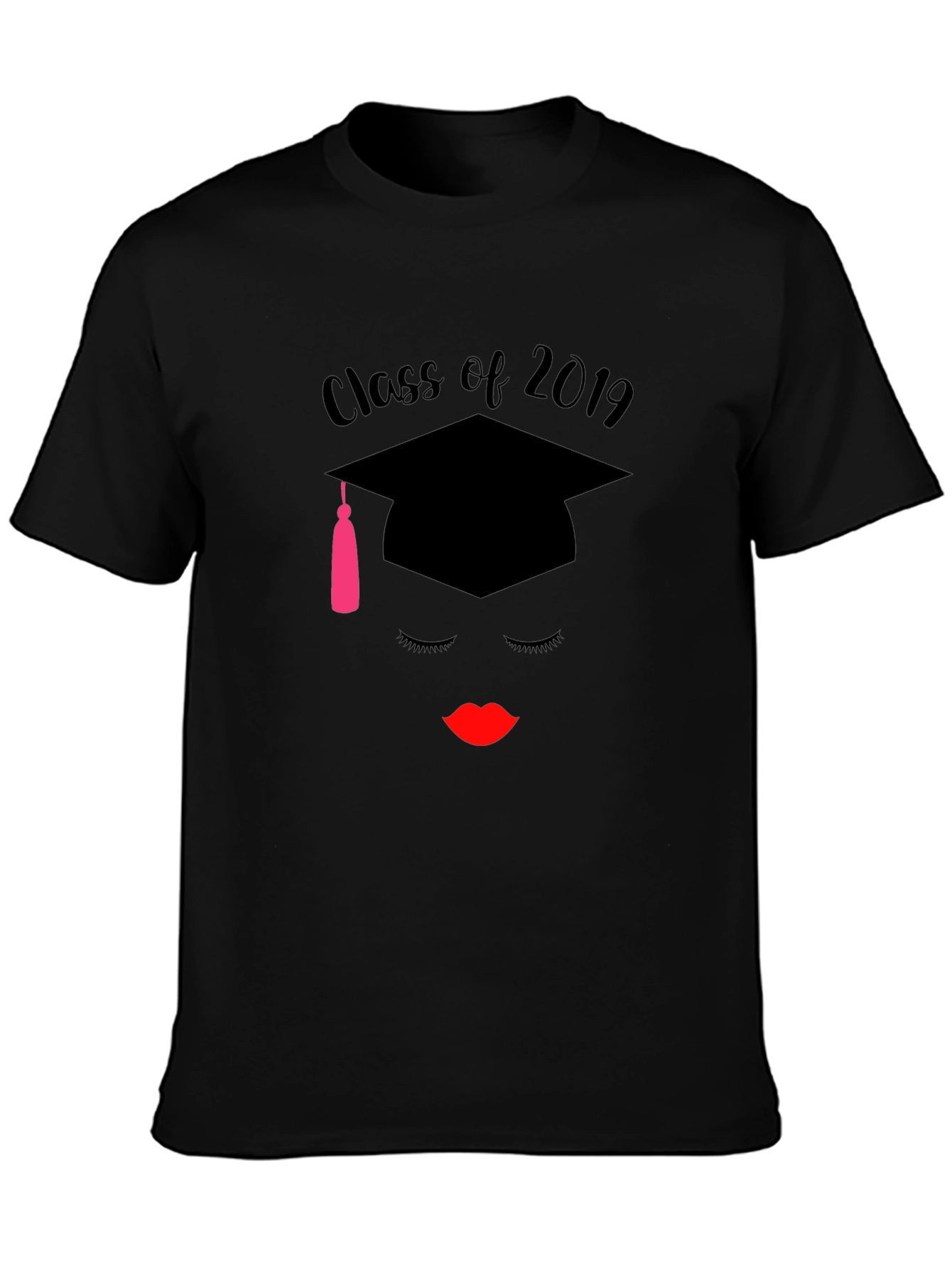 Black Class of 2019 Graduation T-Shirt view 3