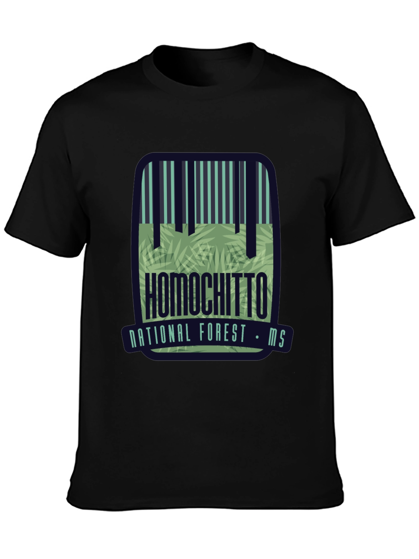 Black Homochitto National Forest T-Shirt view 3