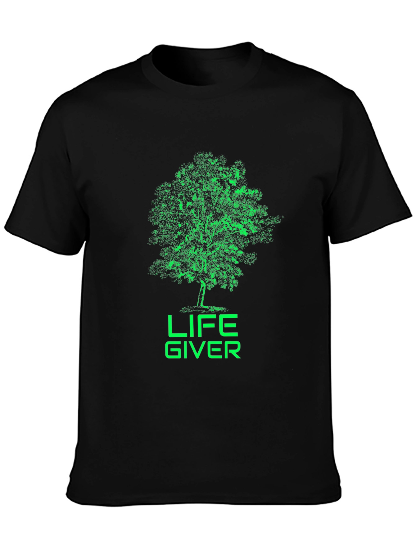 Black Life Giver Tree Graphic Tee view 3