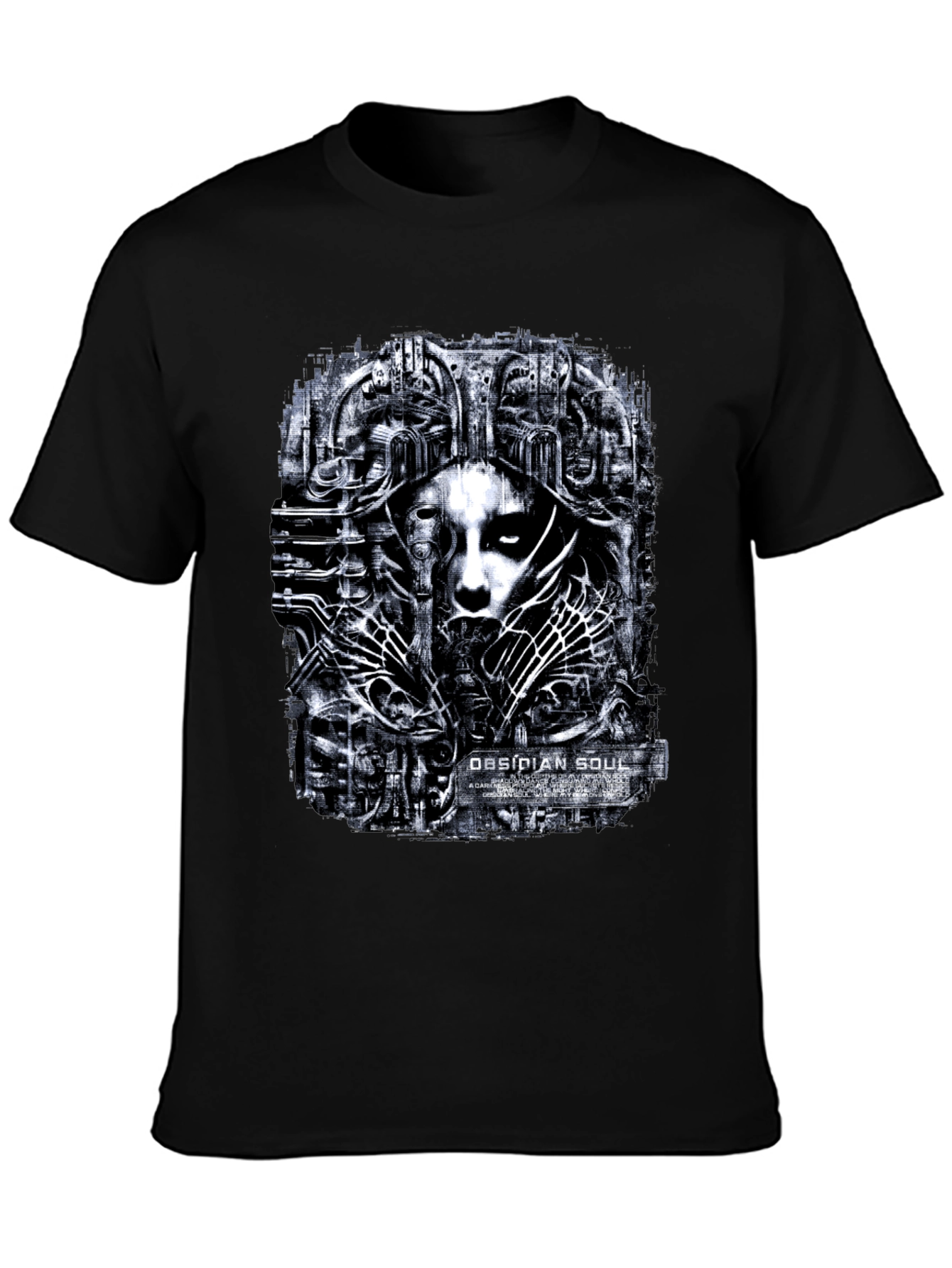 Black Obsidian Soul Graphic T-Shirt view 3