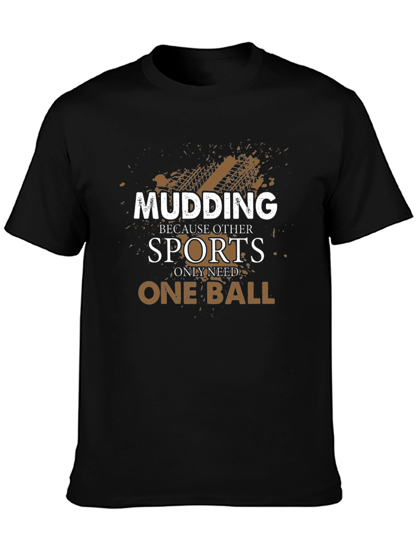 Black Mudding One Ball T-Shirt view 3