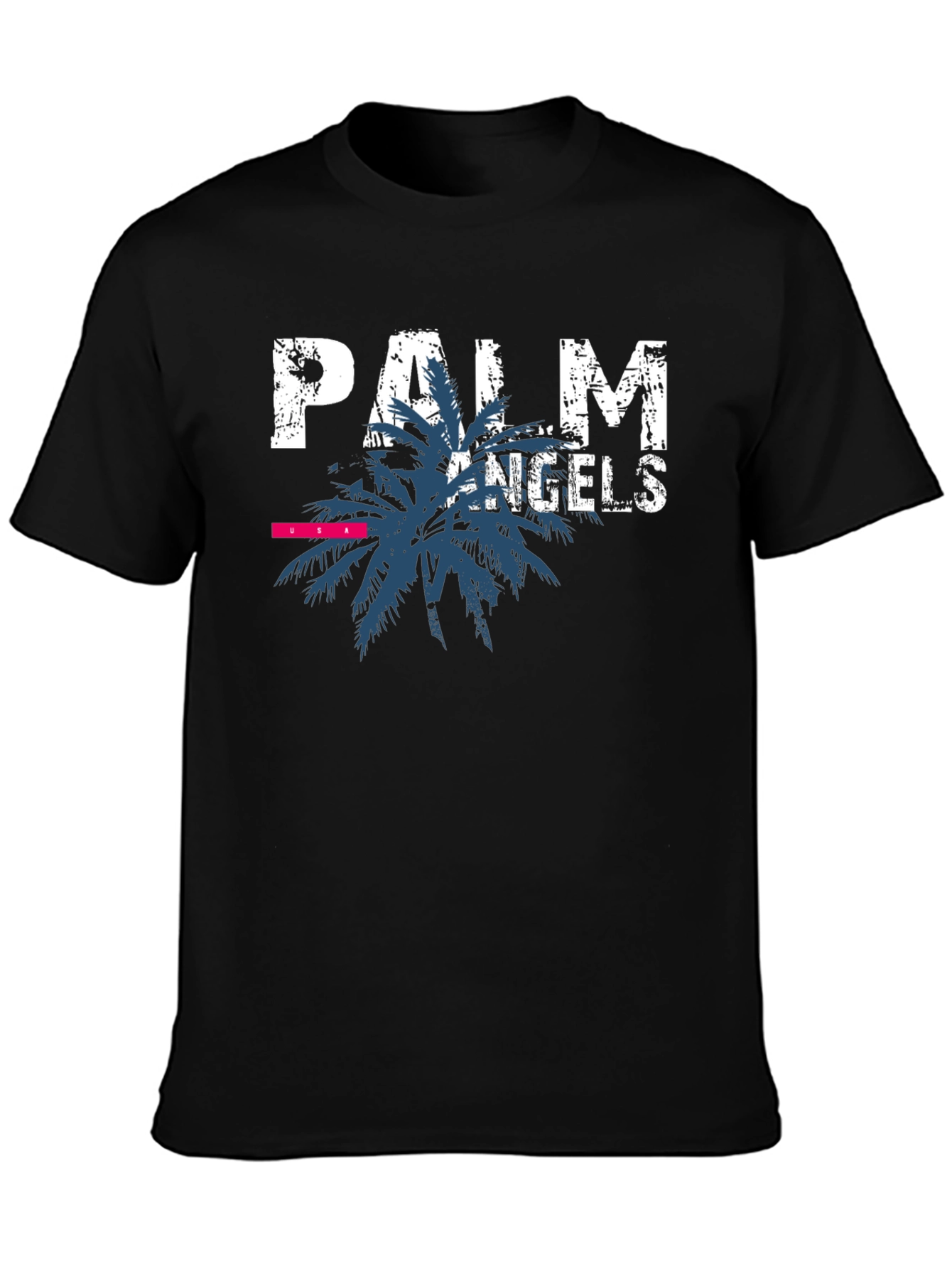 Black Palm Angels Graphic Print Black T-Shirt view 3