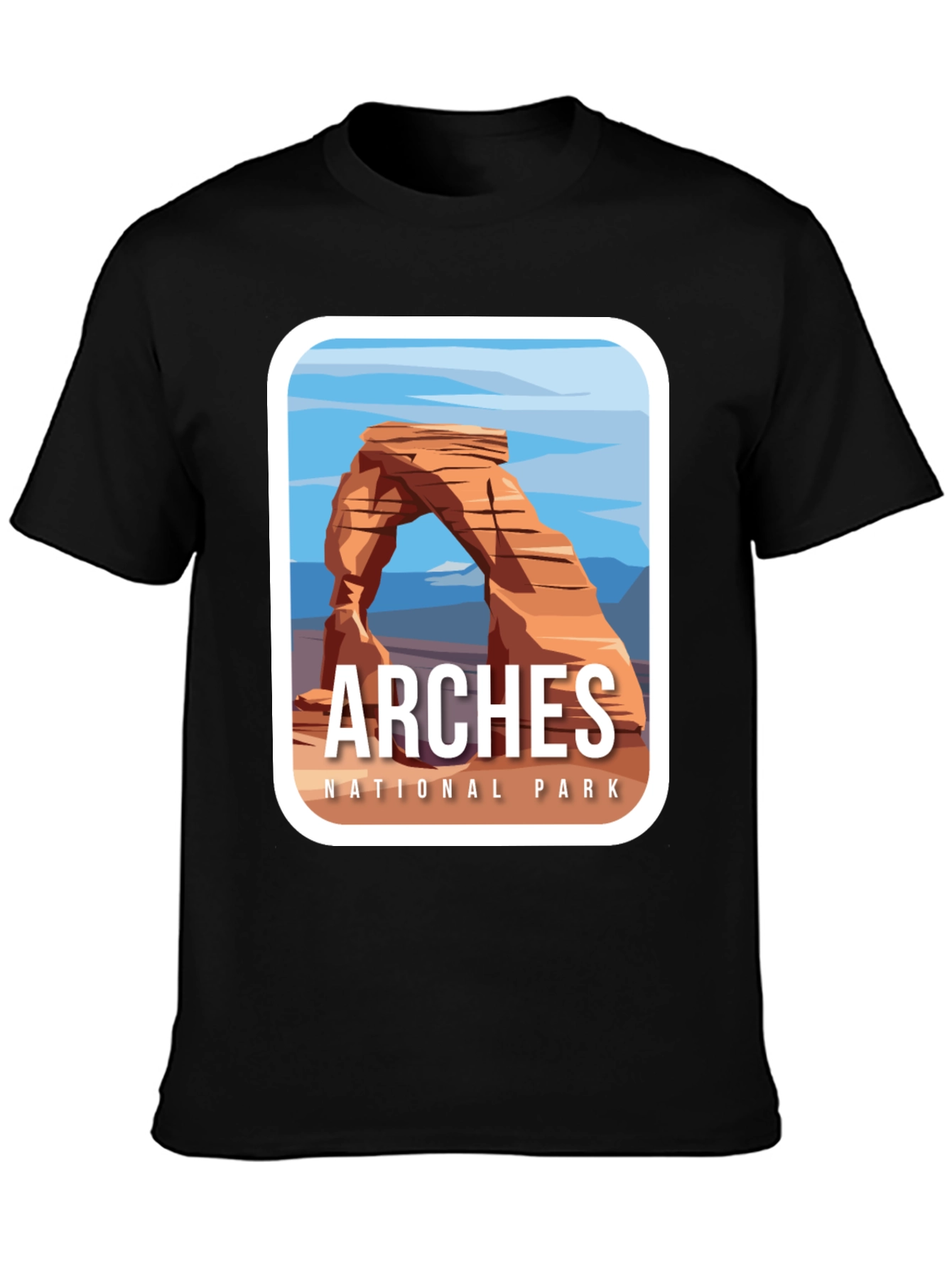 Black Arches National Park Graphic Tee - Unisex view 3