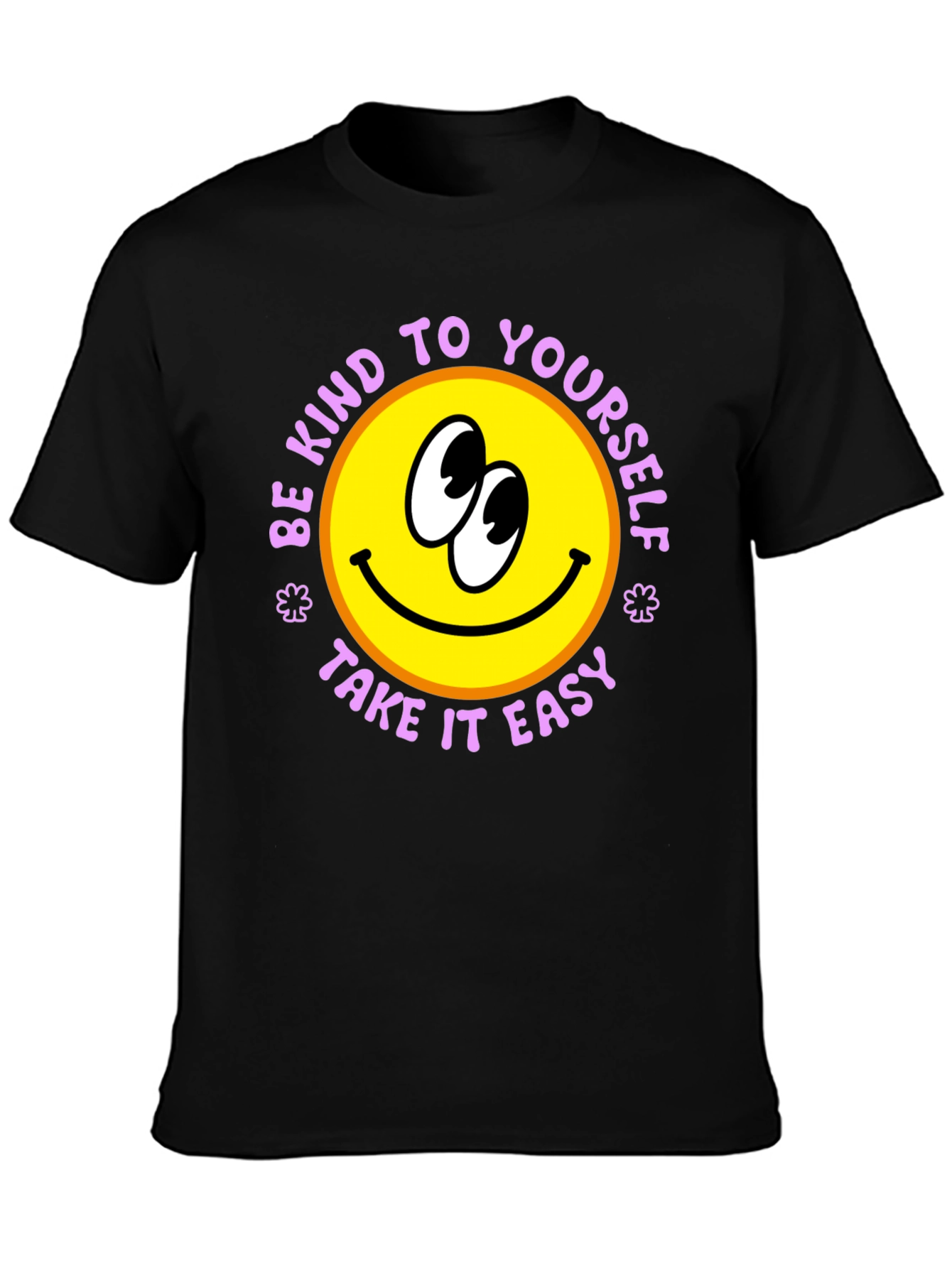 Black Be Kind to Yourself Graphic T-Shirt view 3