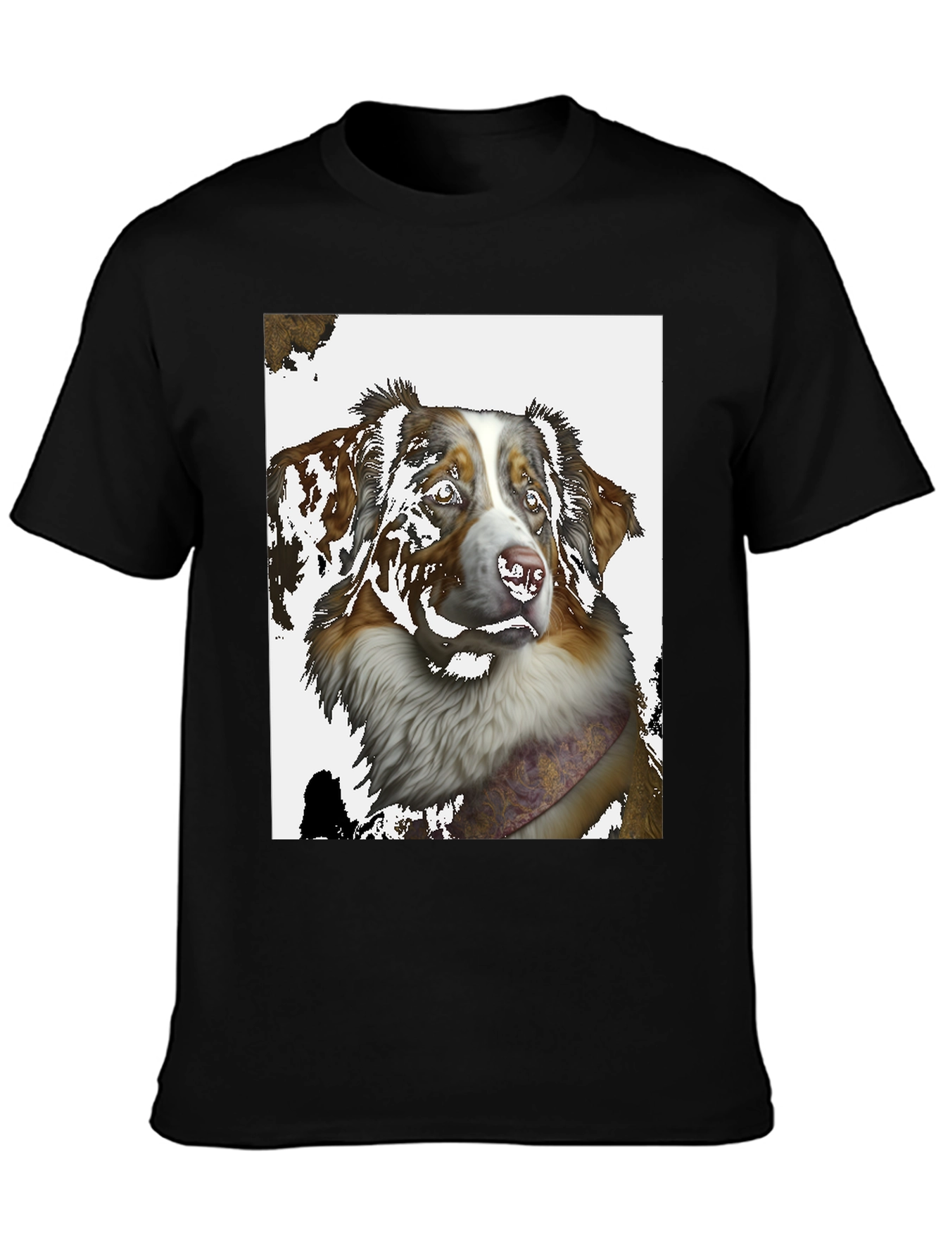 Black Dog Graphic Black T-Shirt view 3