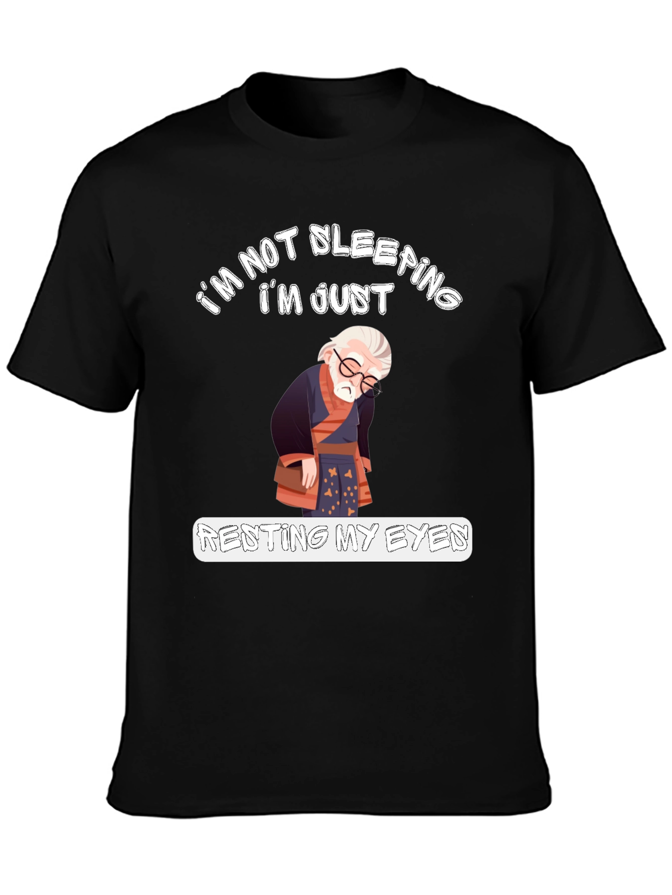 Black Renting My Eyes Graphic Tee view 3