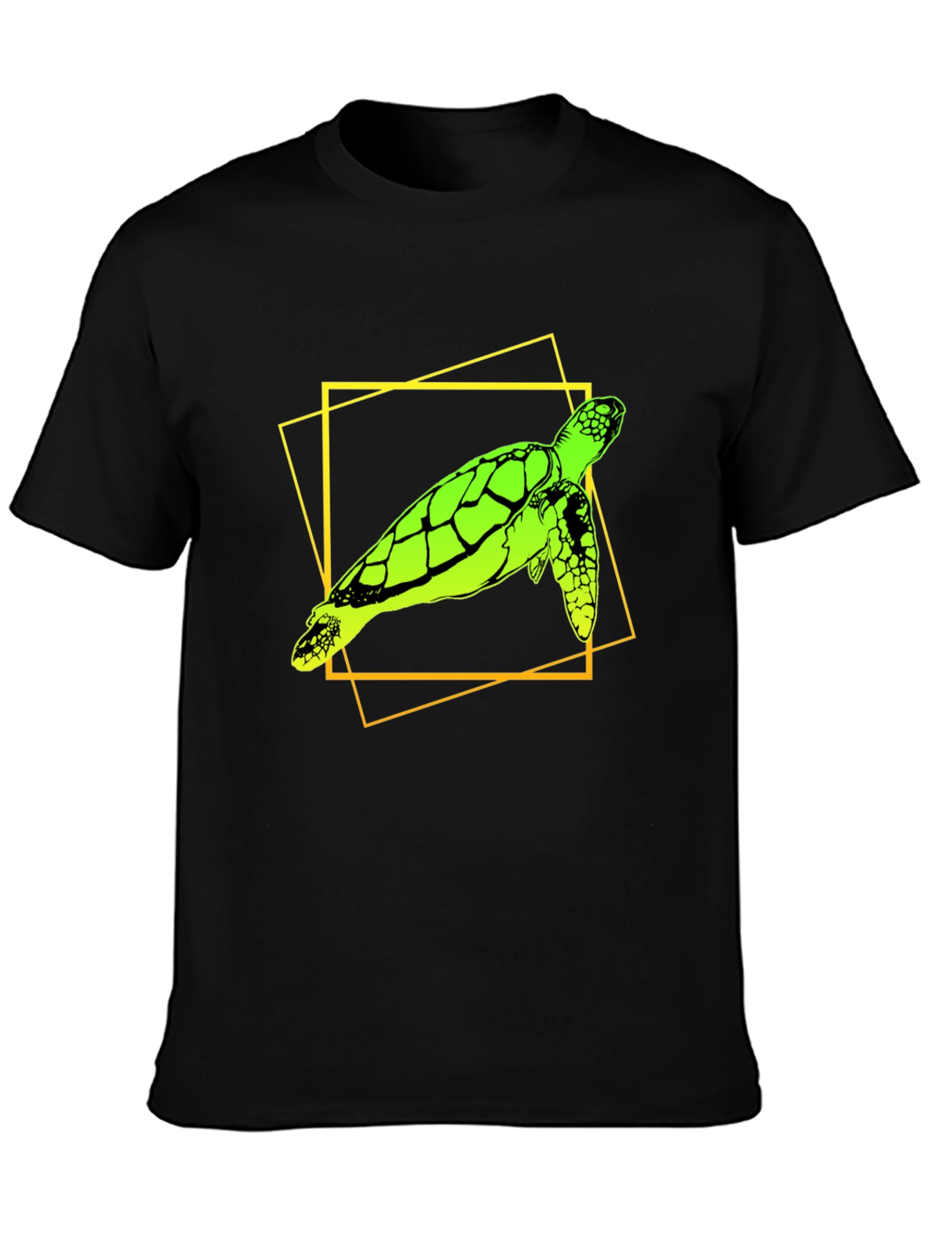 Black Turtle Graphic Tee - Black view 3