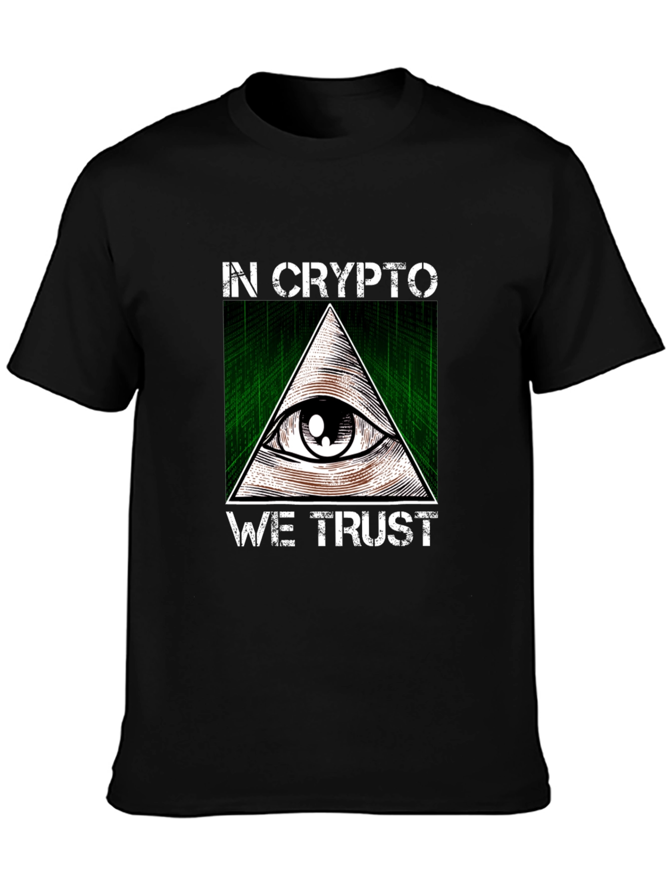 Black In Crypto We Trust Graphic T-Shirt view 3